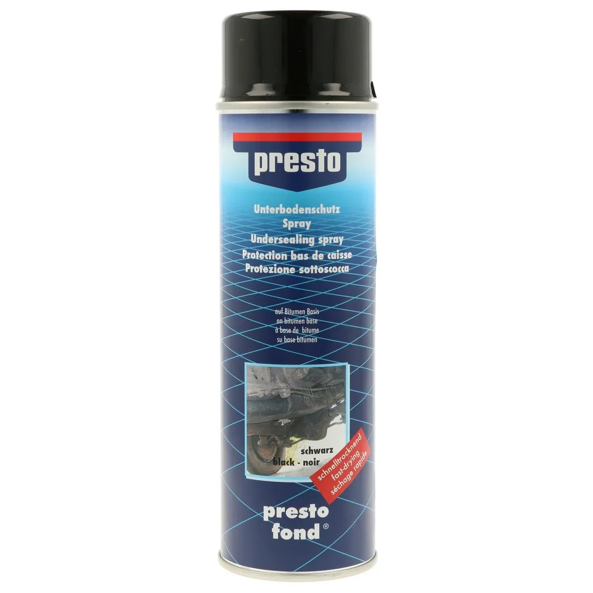 Unterbodenschutz Bitumen, Sprühdose, Schwarz, 500 ml - 0