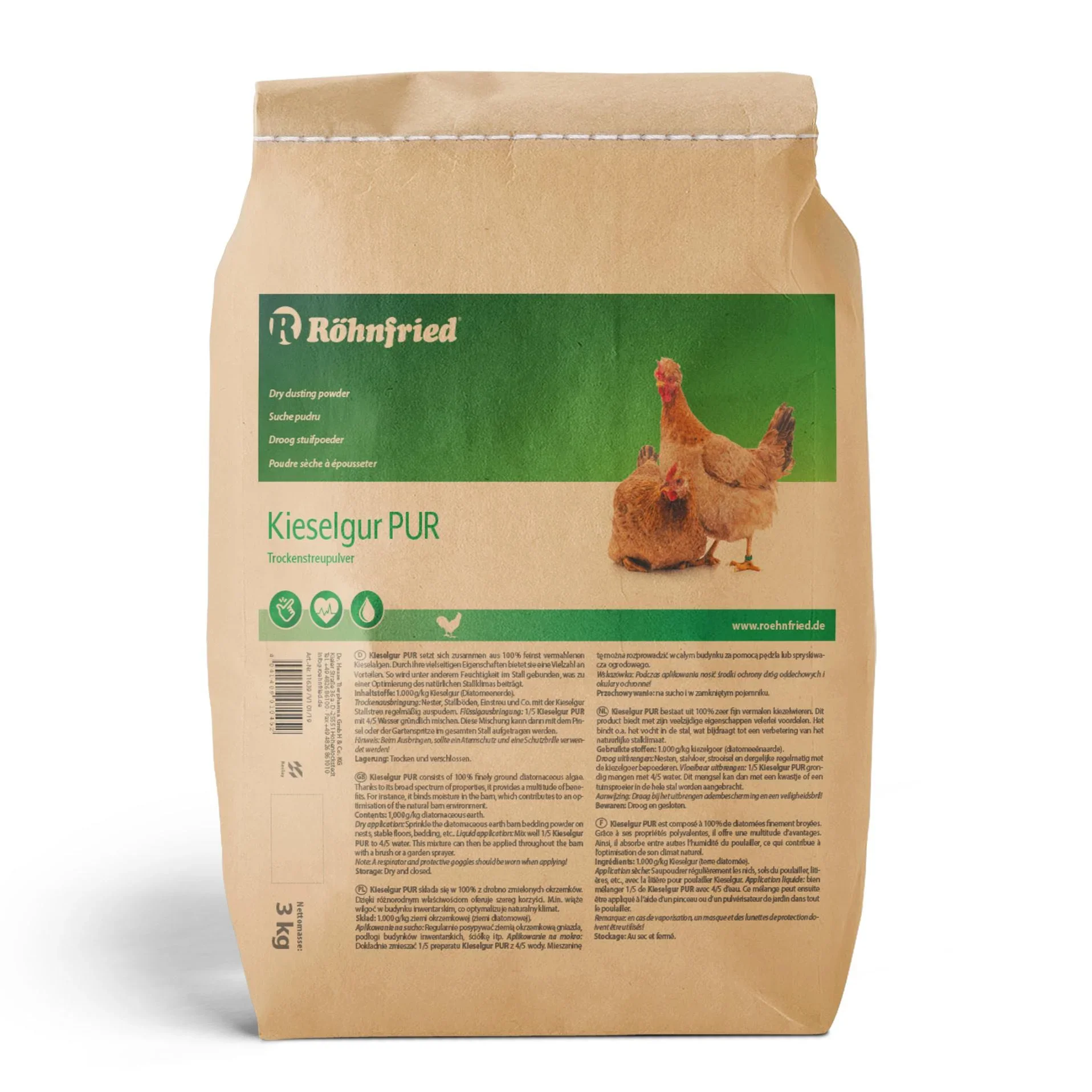 Kieselgur PUR, 3 kg - 0