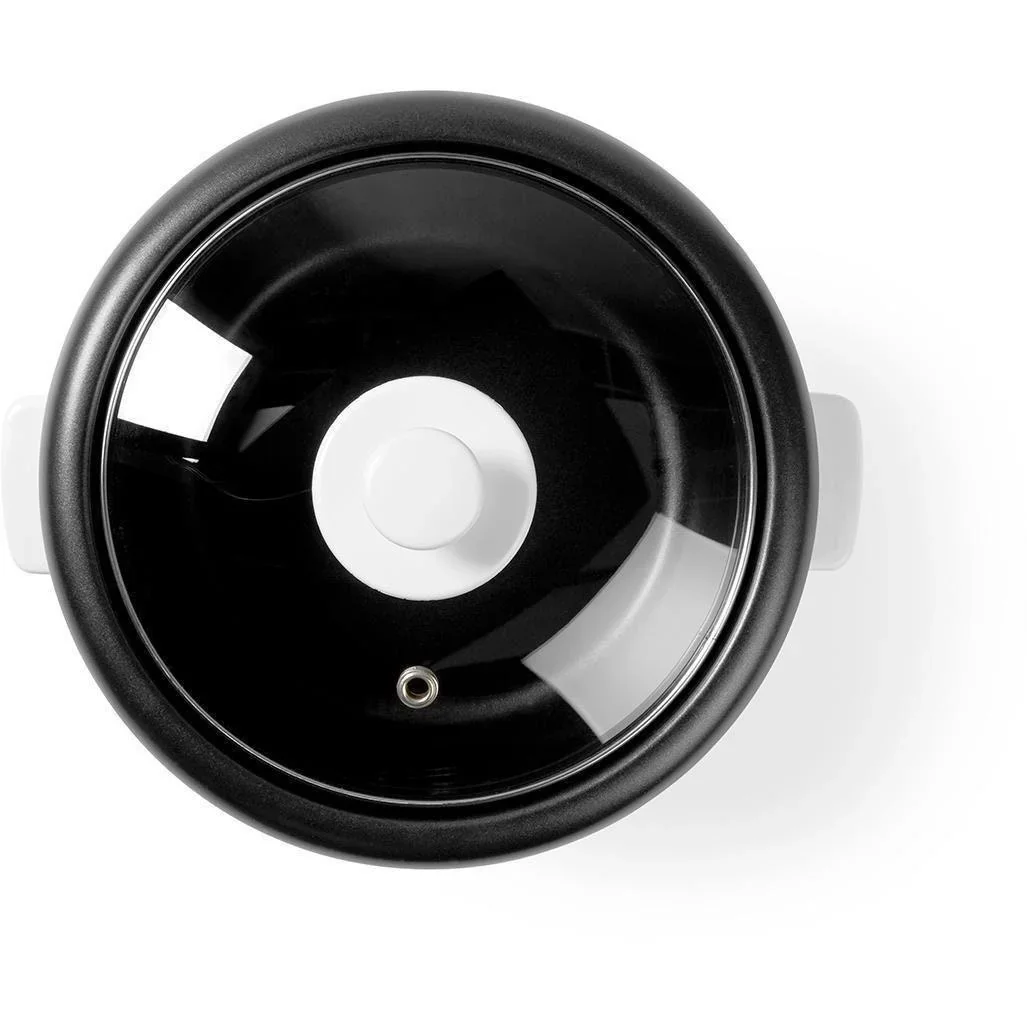 Nedis Reiskocher Abnehmbare Pfanne 1.5L Dämpfdorn Glasdeckel Inkl. Messbecher und Schöpfkelle 500W Weiß - 3