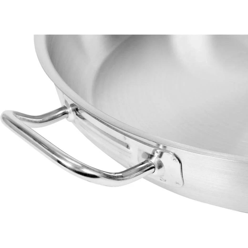 NL Bratpfanne aus Edelstahl - Ø36 cm - 6,1L - Für alle Herdarten - 4