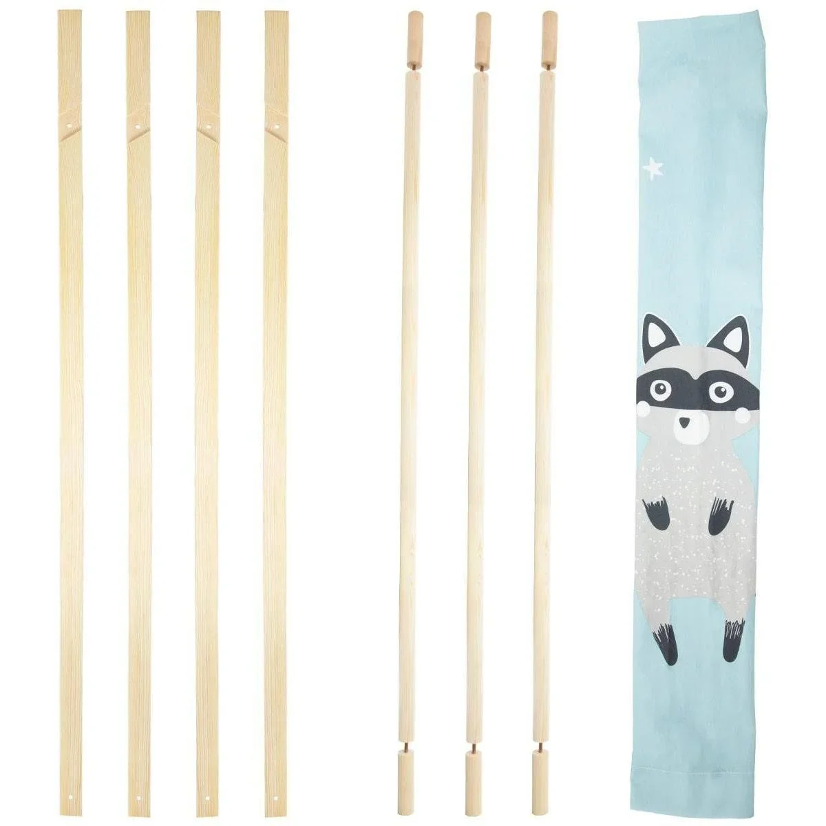 KidCollection Tipi-Zelt - 106 x 101 x 101 cm - Blau - 1