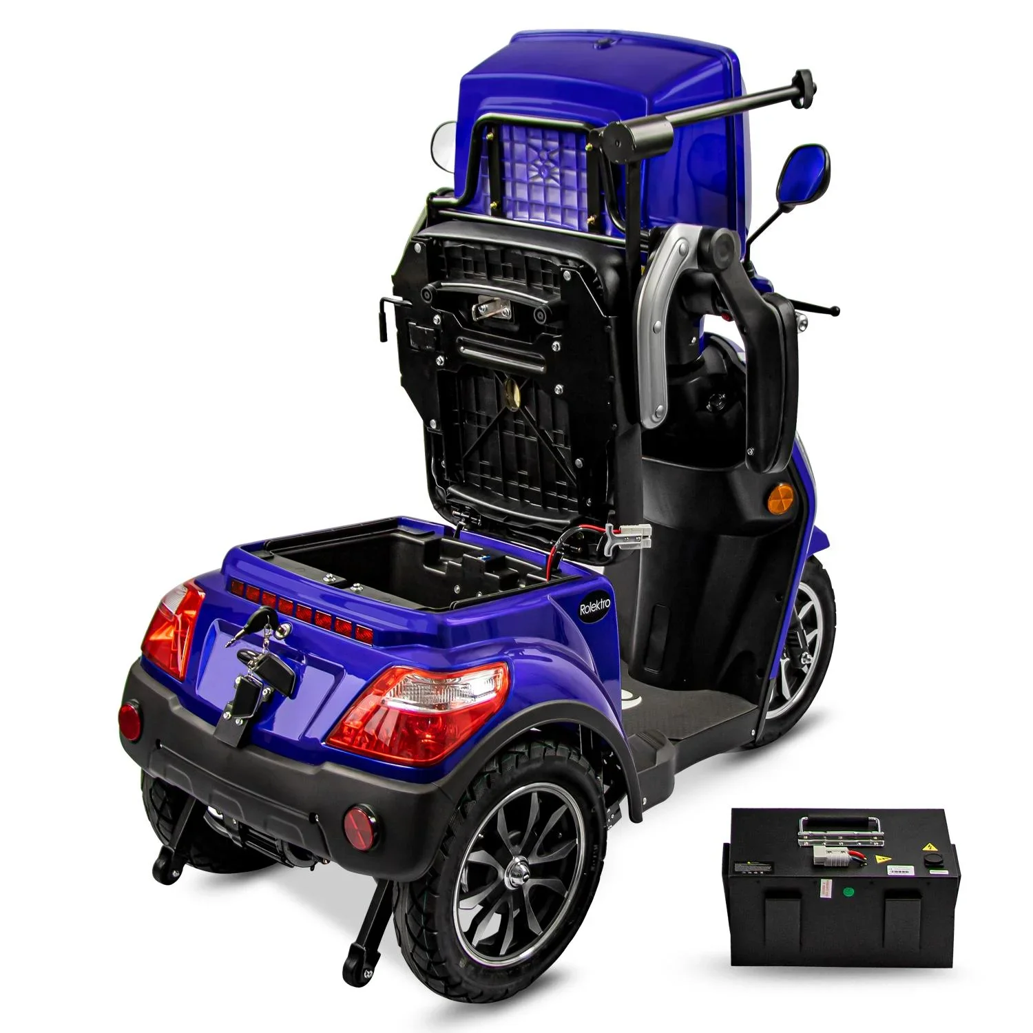 E-Trike 25 V.3, blau; 1.000 W + Straßenzulassung - 0