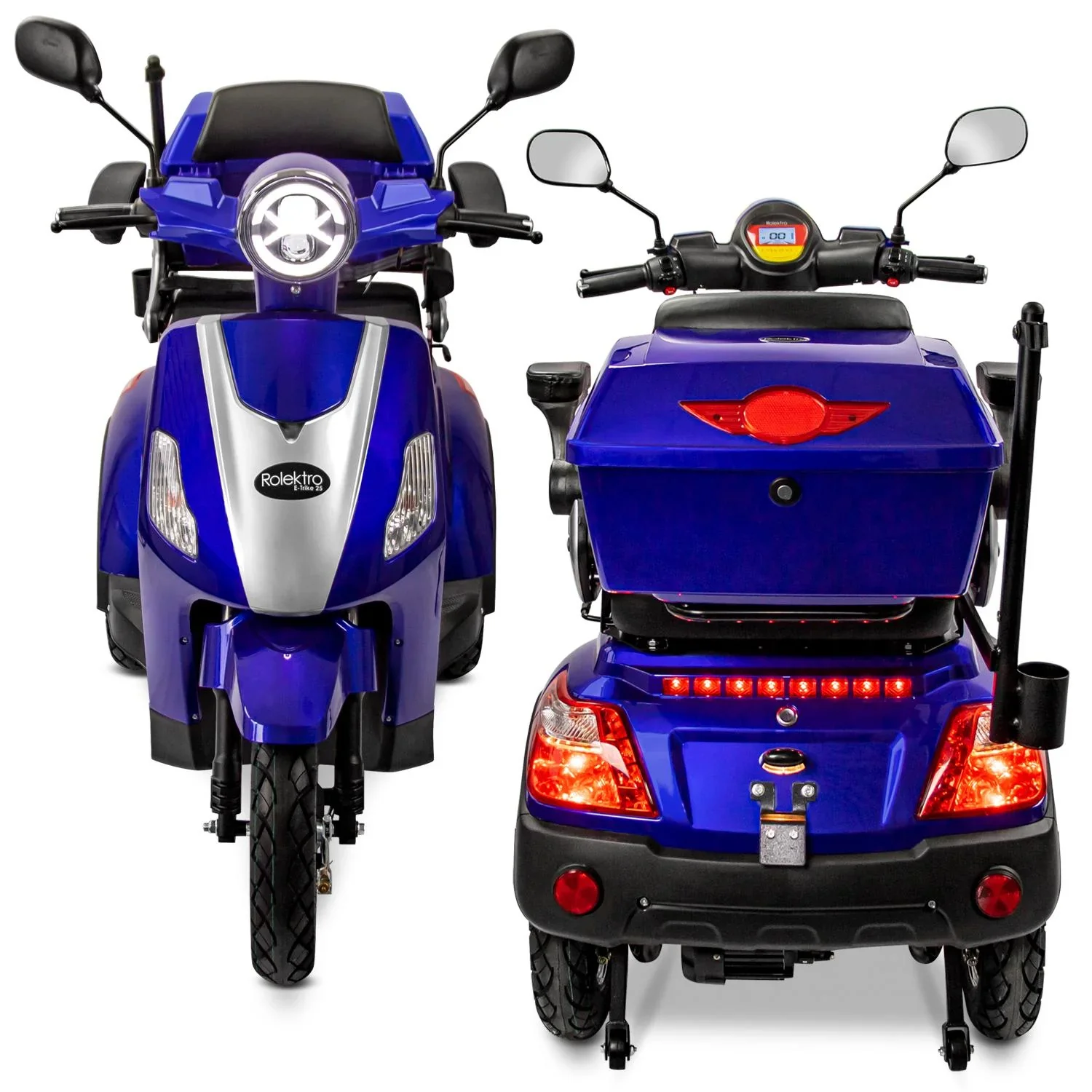 E-Trike 25 V.3, blau; 1.000 W + Straßenzulassung - 5