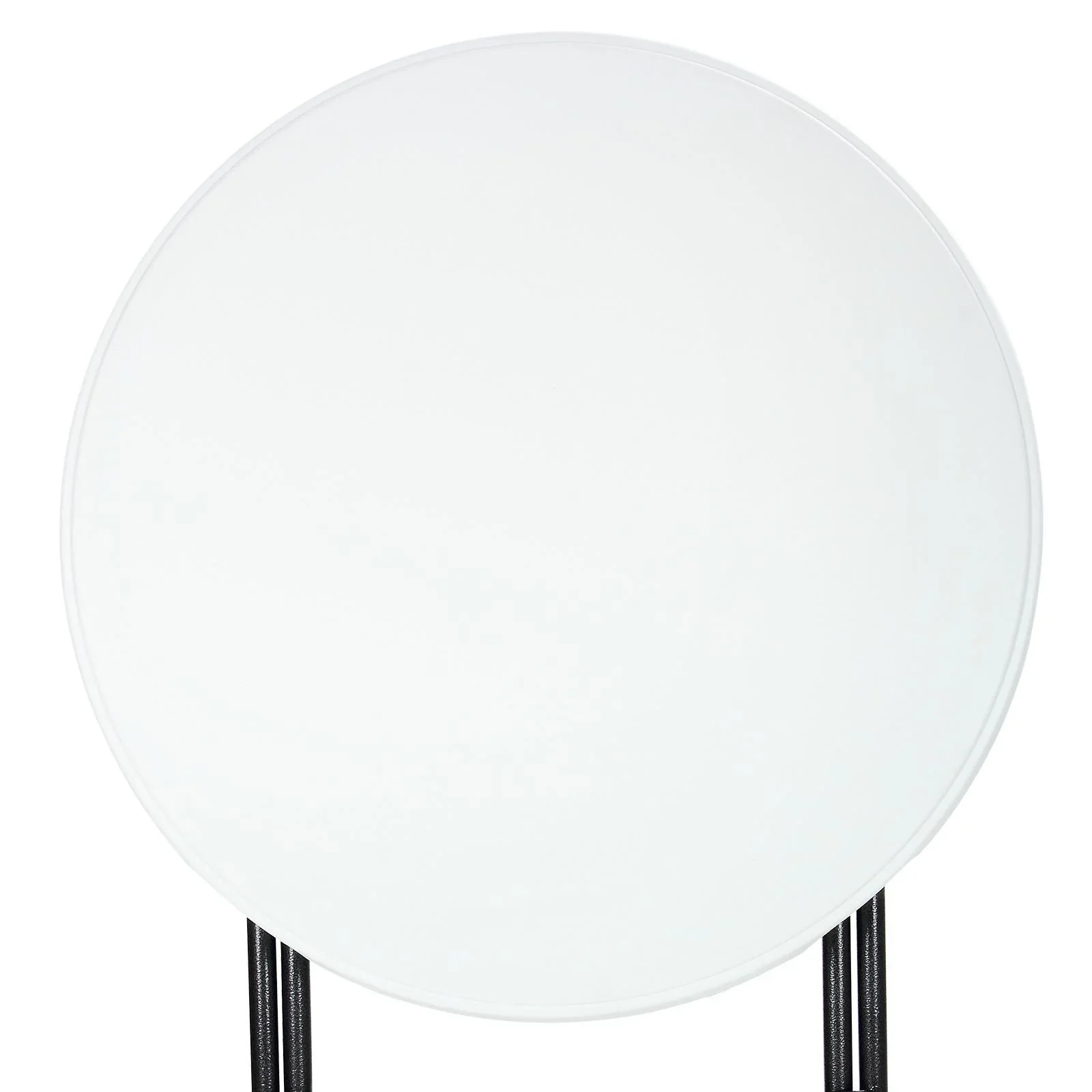 Bartbare Kunststoffklappbar Ø80cm weiß - 2