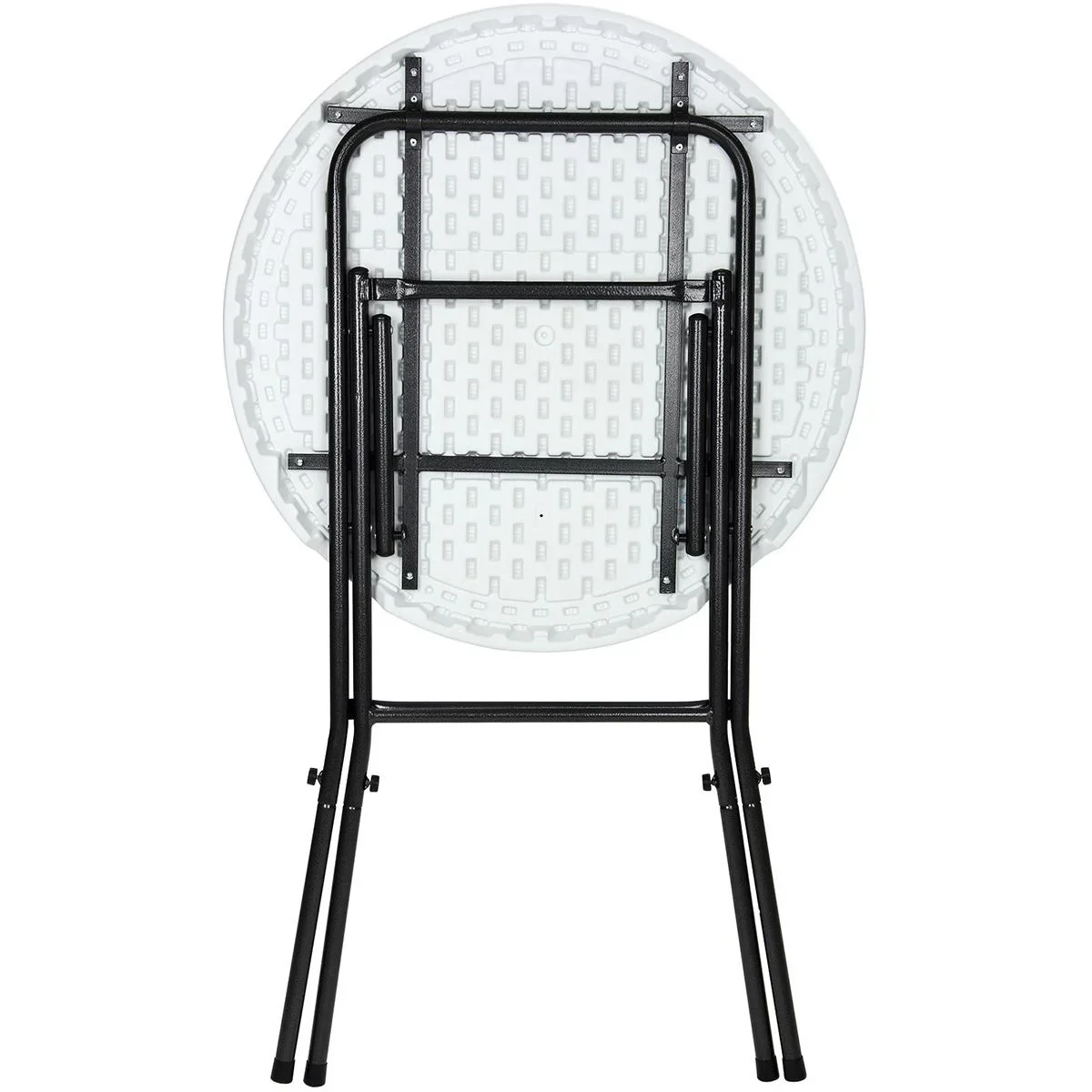 Bartbare Kunststoffklappbar Ø80cm weiß - 5