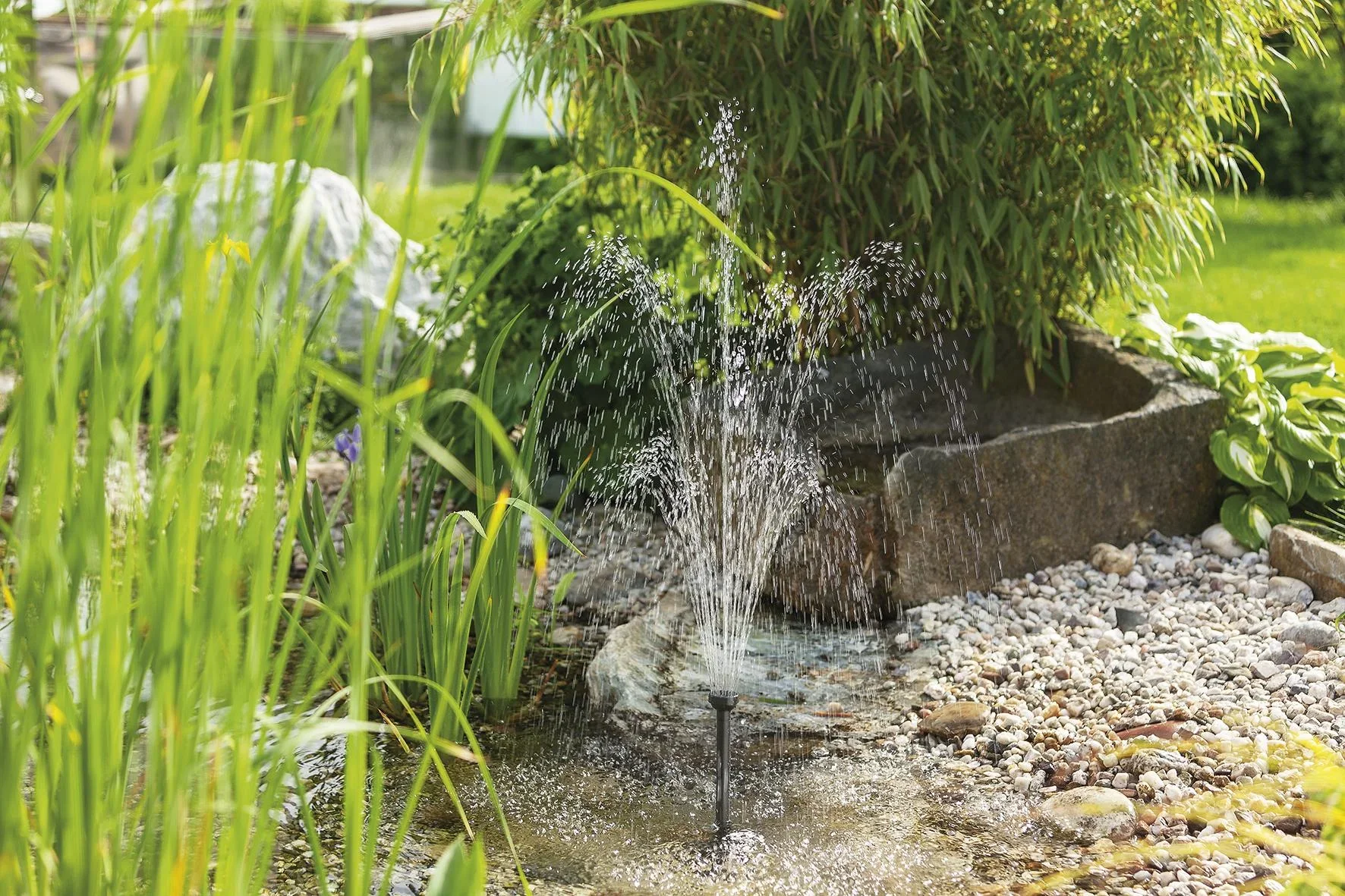 Solarpumpensystem "Splash" mit 10 W Solarmodul, 610 l/h, max. 150 cm - 2