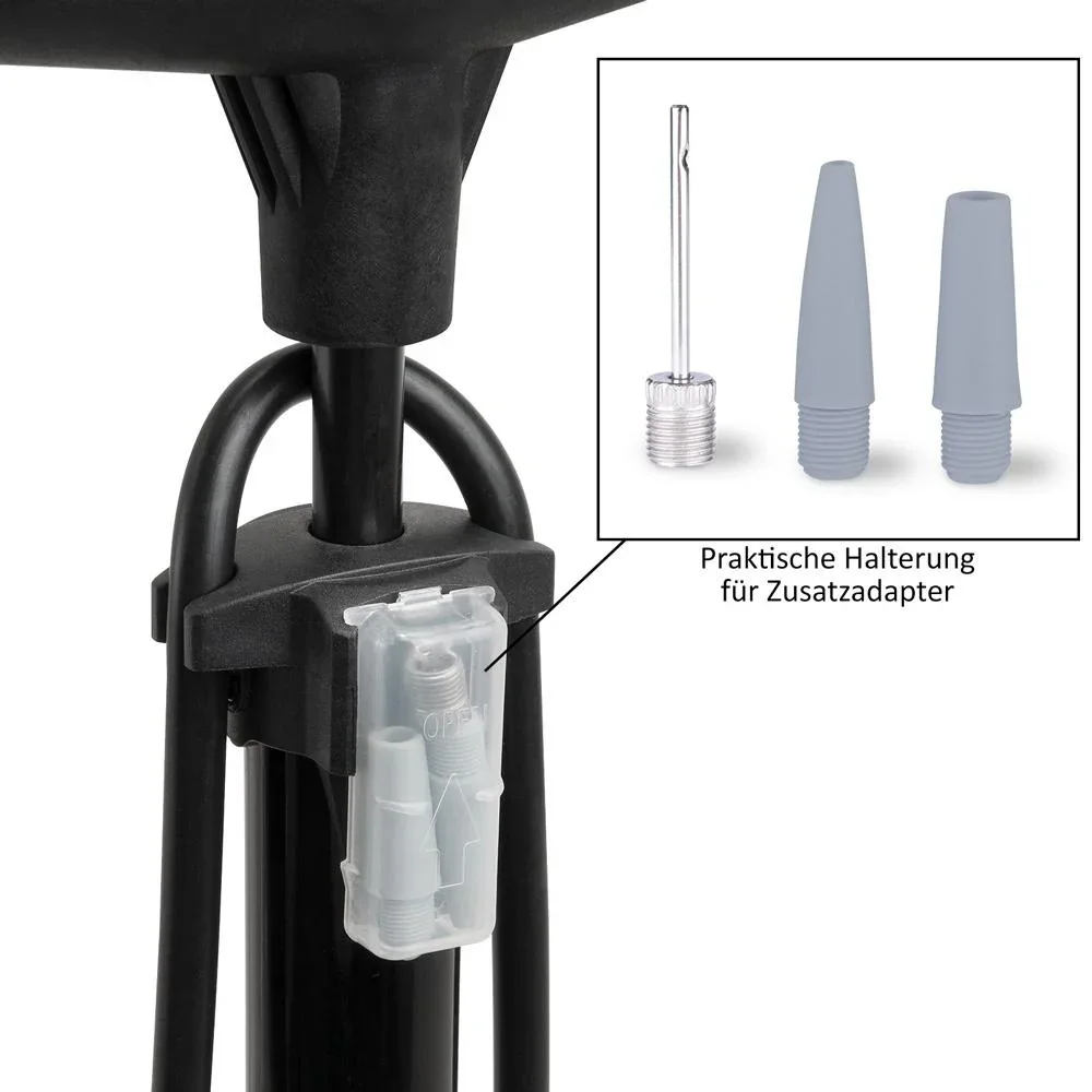 Hochdruck-Luftpumpe mit Manometer - 1