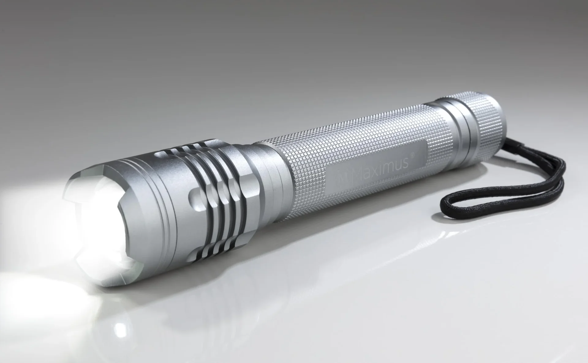 Taschenlampe Highpower LED, titanfarben - 2