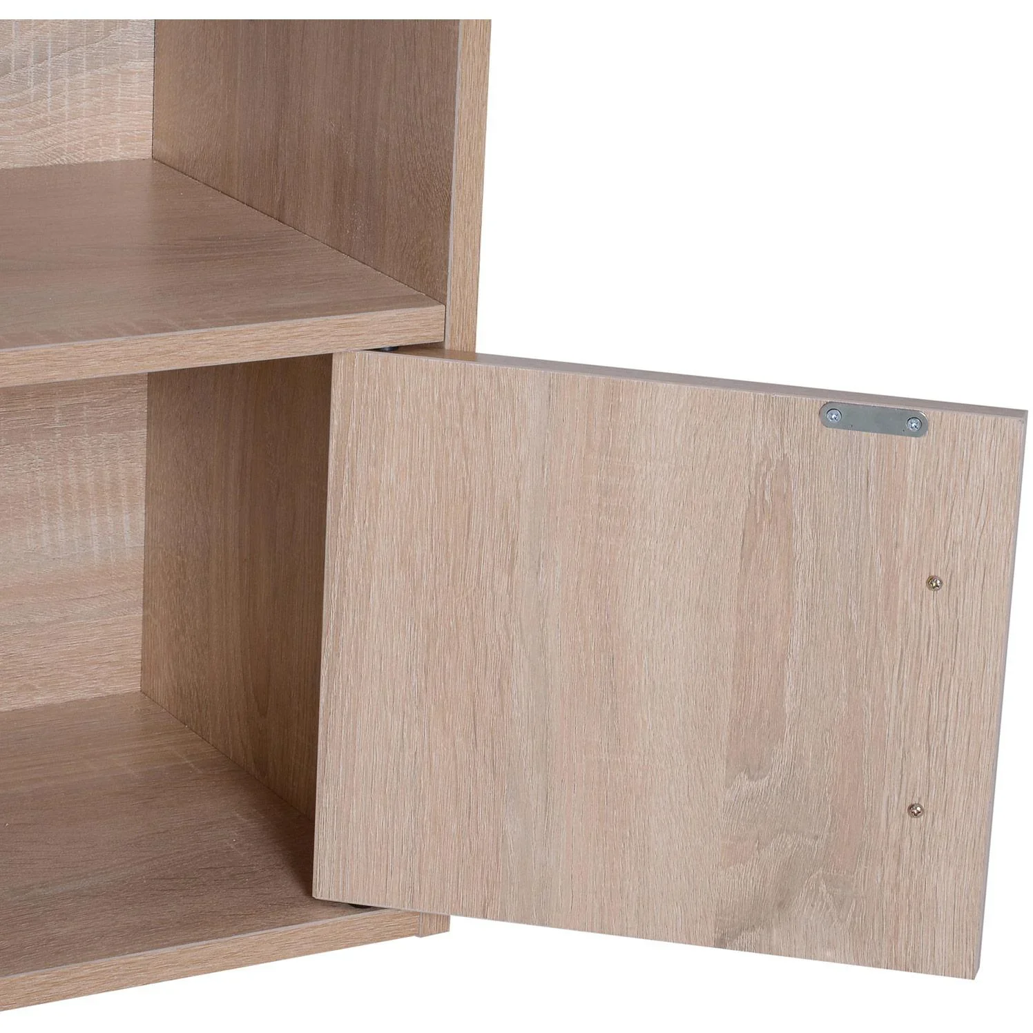 6 Fächer Bücherregal Standregal Raumteiler Dekoregal Schrank Holz Natur 61,5 x 29,5 x 80 cm - 6