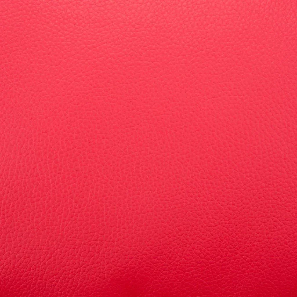 Massageliege verstellbar mit Fußhocker Kunstleder rot - 1
