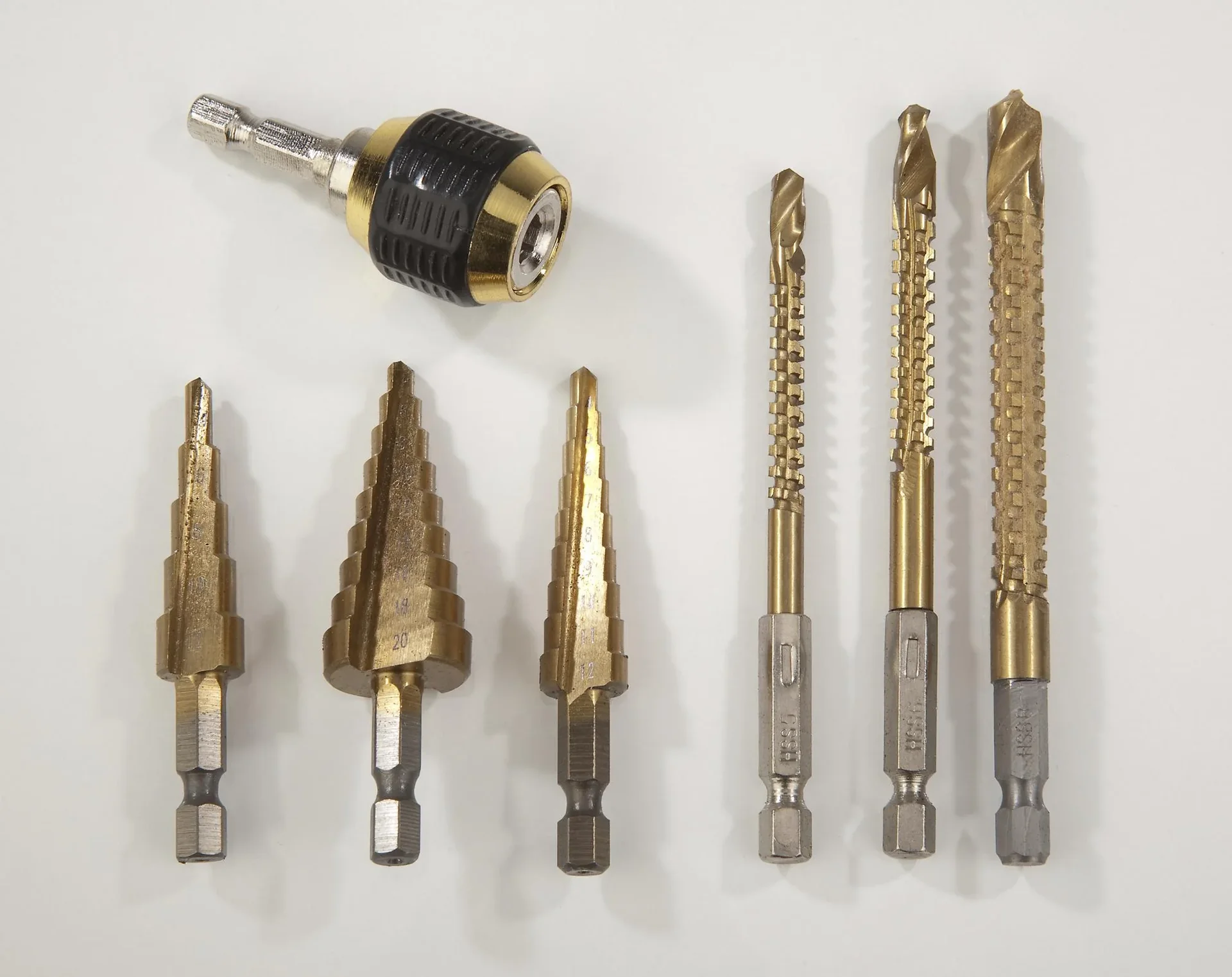 Titan Stufen- und Fräsbohrer Satz 7-teilig - 3