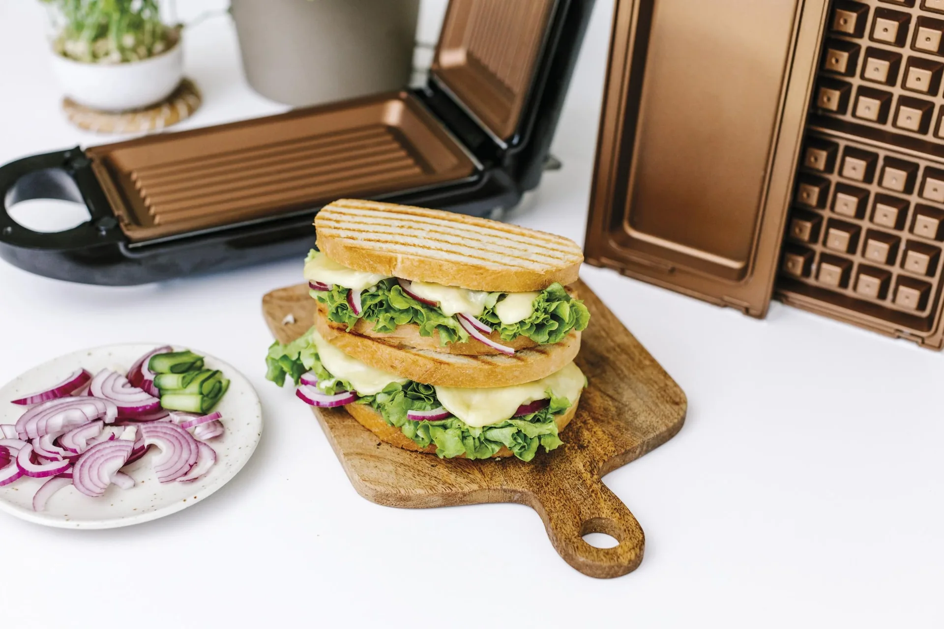 Copperline Flipswitch Multifunktionsgrill, 800 W inklusive Rezeptheft - 2