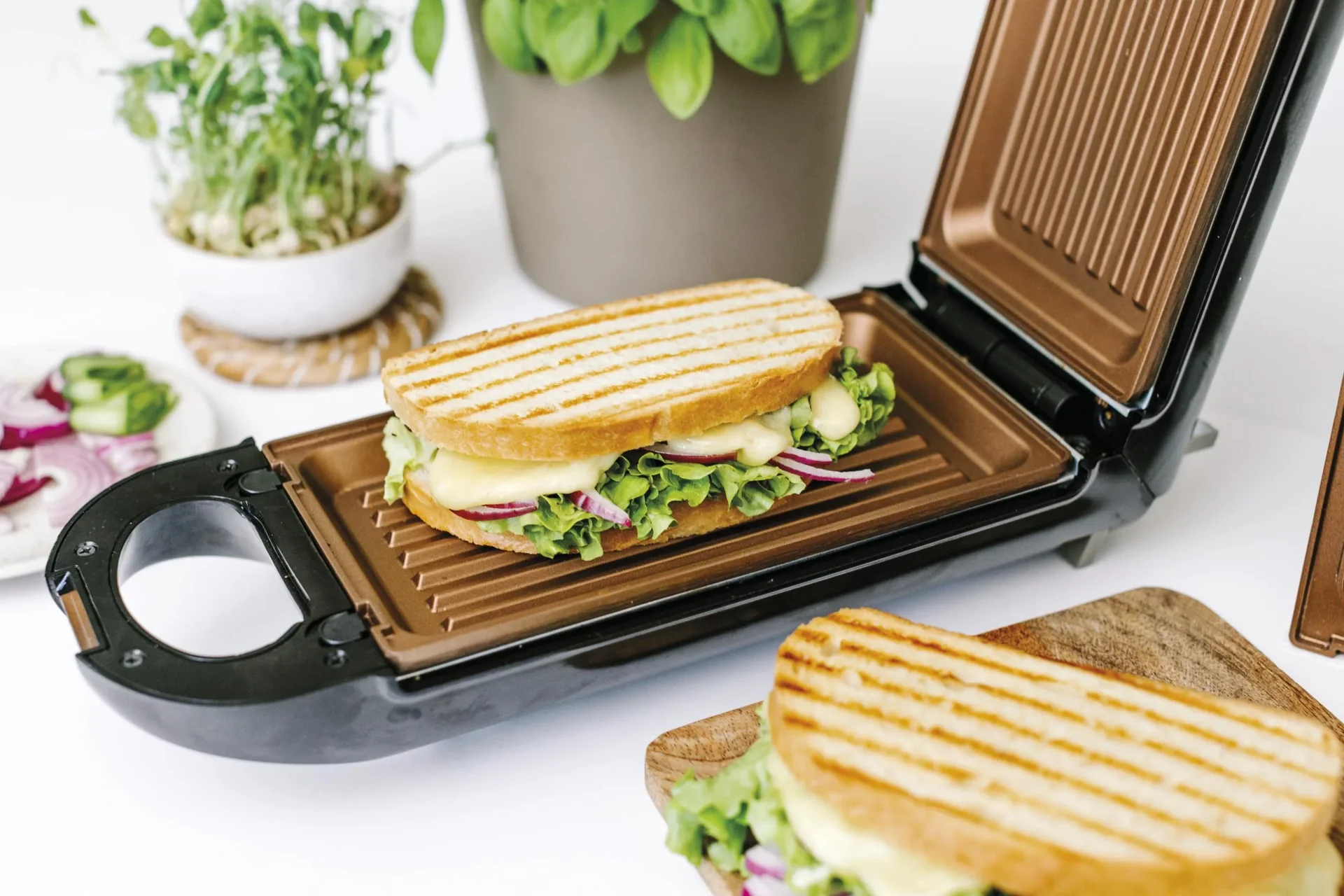 Copperline Flipswitch Multifunktionsgrill, 800 W inklusive Rezeptheft - 3