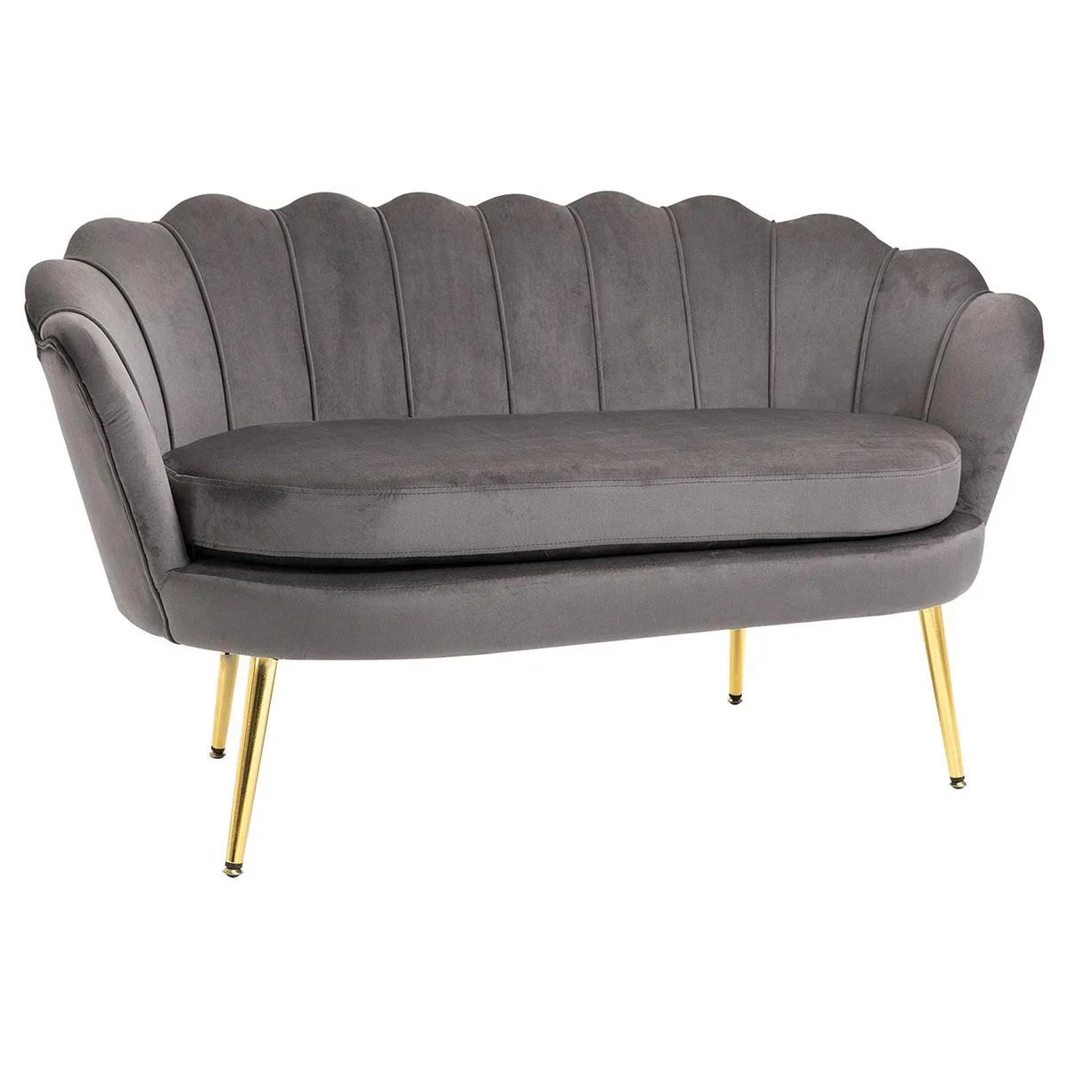 2-Sitzer Stoffsofa Zweisitzer Loungesofa mit weichen und großzügigen Kissen Polstersofa Sitzmöbel Polstermöbel Designsof - 0