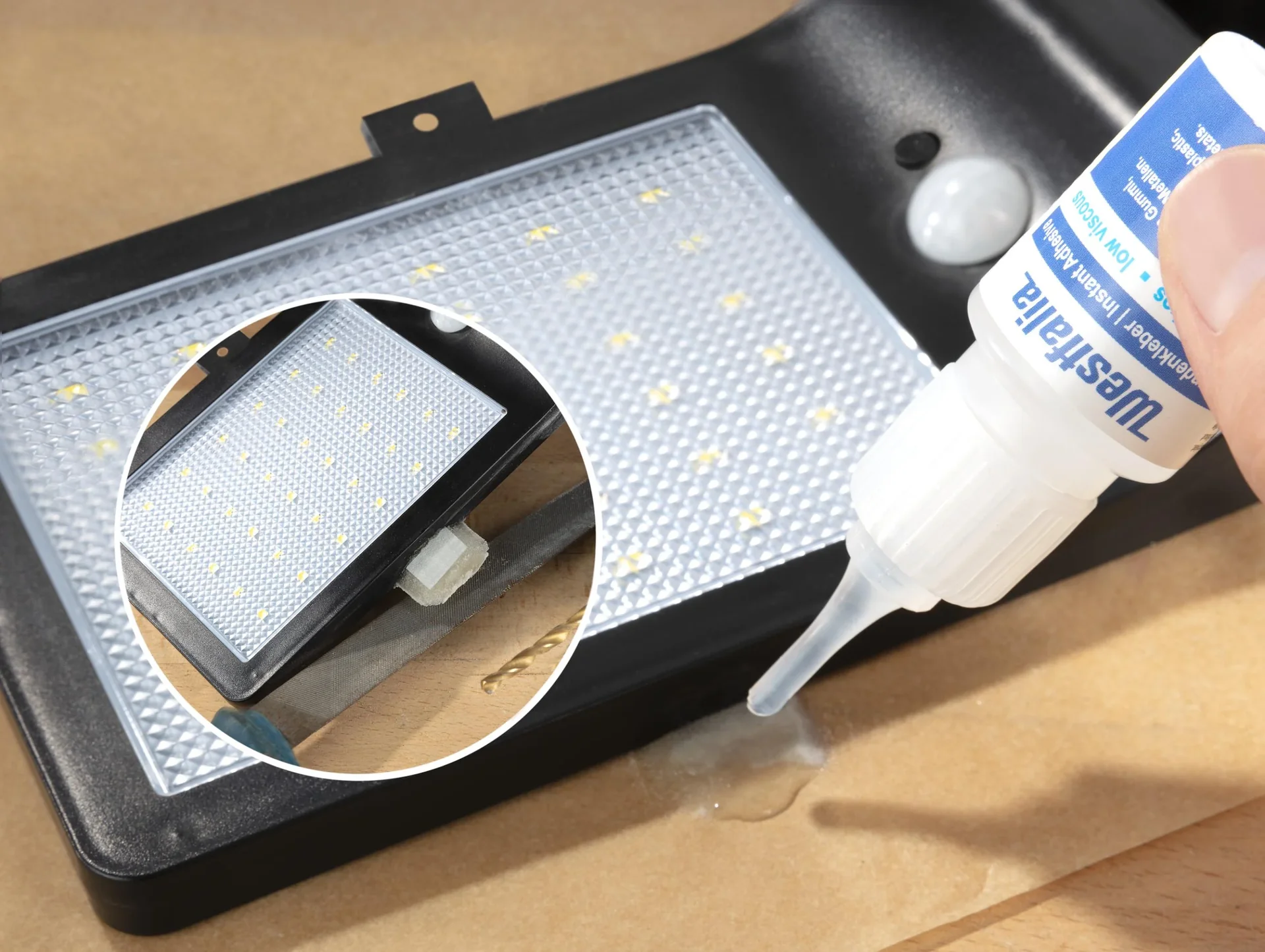 Sekundenkleber + Füllstoff - Set - 5