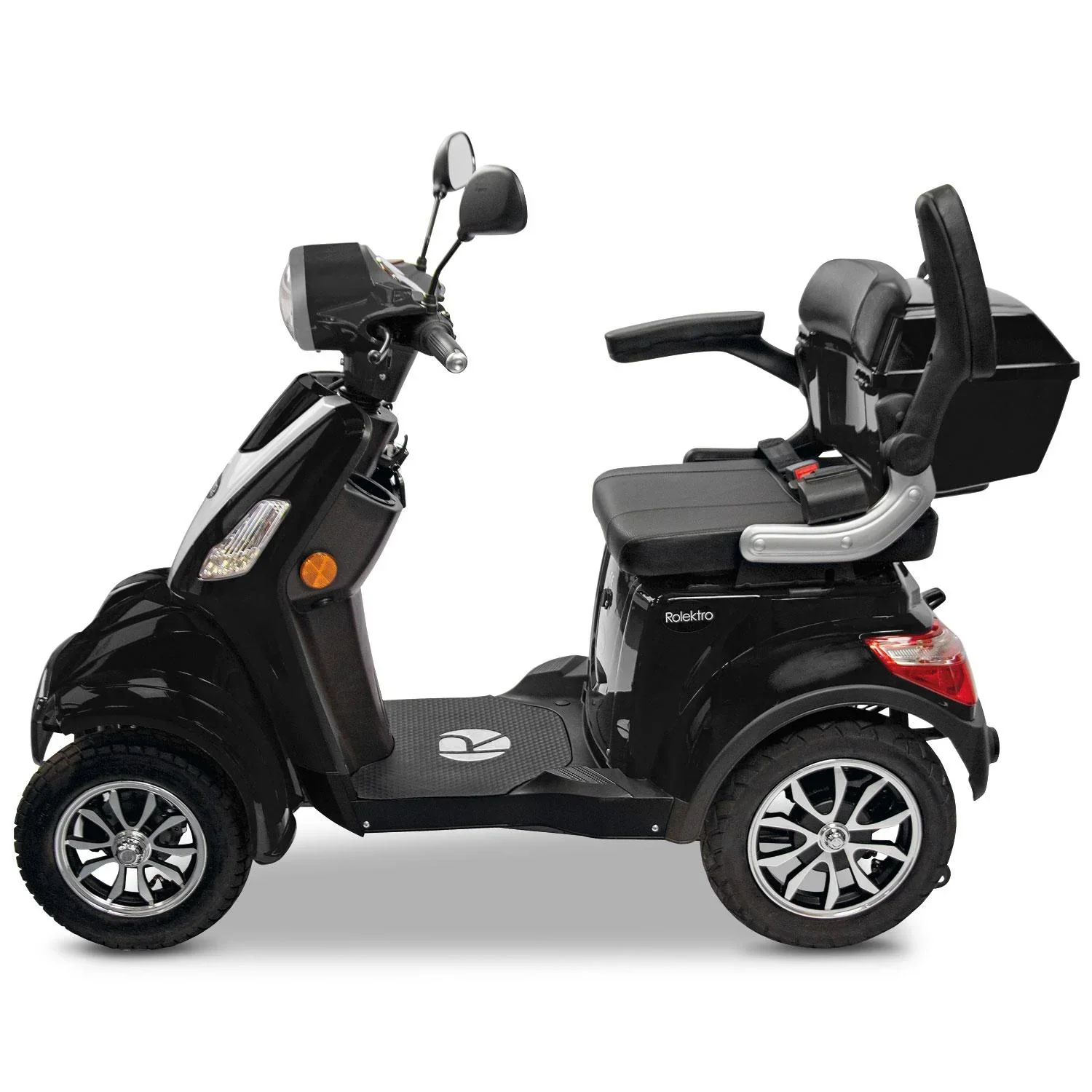 E-Quad 25 V3 Lithium Schwarz, 1.000 Watt + Getränkehalter - 2