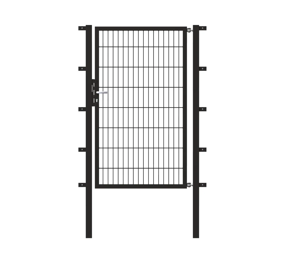 Einzeltor Flexo mit Zubehör, anthrazit/ Breite 150 cm, Höhe 140 cm - 1