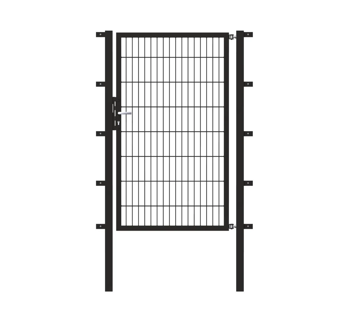 Einzeltor Flexo mit Zubehör, anthrazit/ Breite 150 cm, Höhe 140 cm - 1