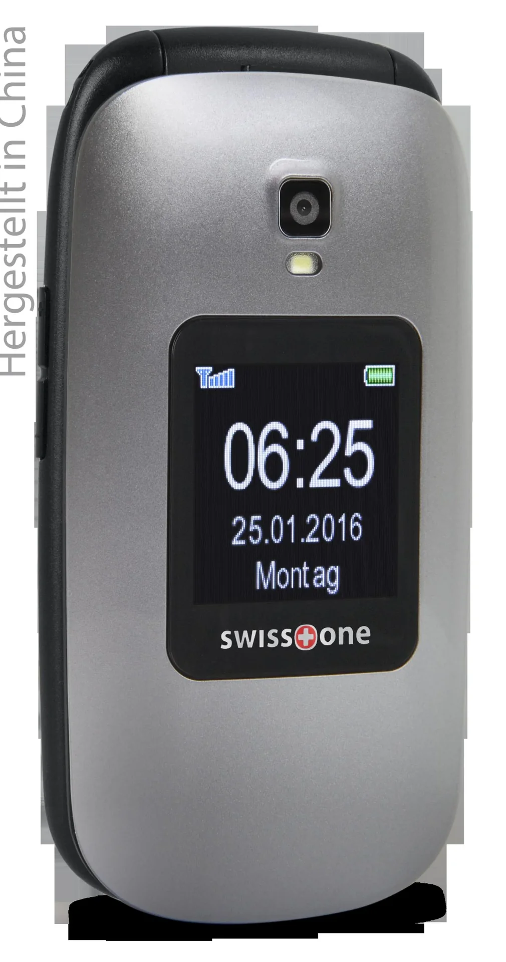 Senioren Klapphandy BBM 625 silber-schwarz, Großes 2,4" Farbdisplay, Zusätzliches 1,4" Außendisplay, Notruftaste - 6