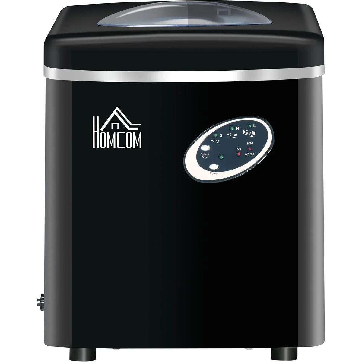 Eiswürfelbereiter 15kg/24h 1,9L mit 3,2L Wassertank 36,7 x 29,7 x 37,8 cm - 2