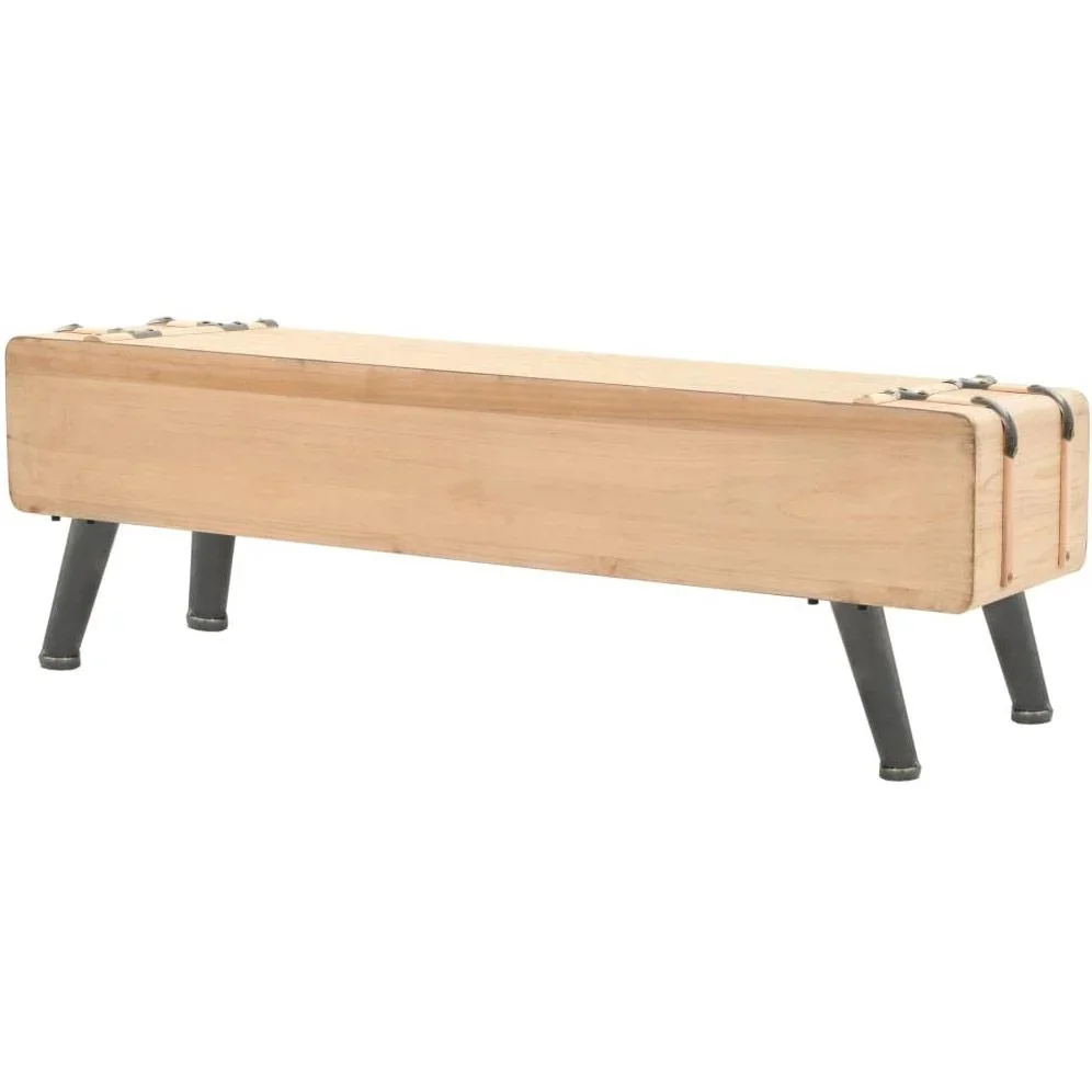 TV-Schrank 120x33x35 cm aus massivem Kiefernholz - 1