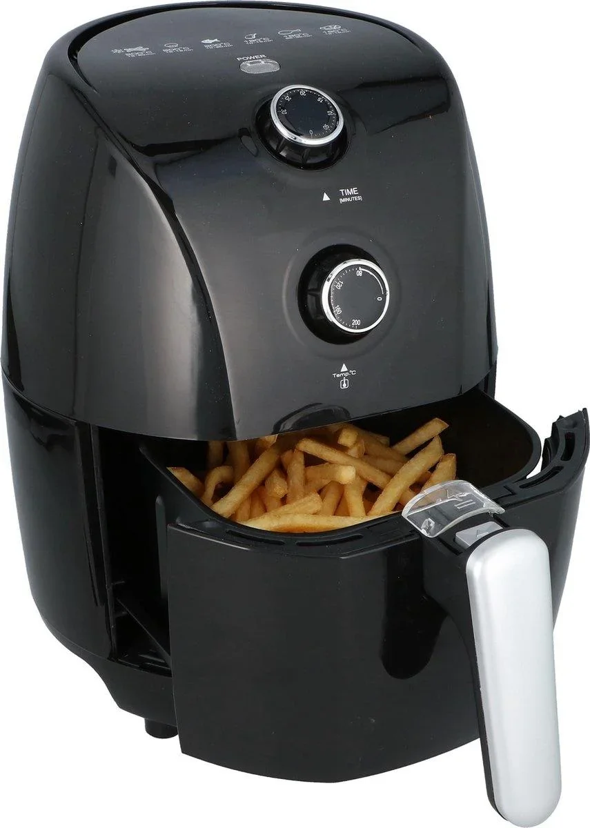 Cuisinier Deluxe Heißluftfritteuse - XL 1,5 Liter - 900W - 2