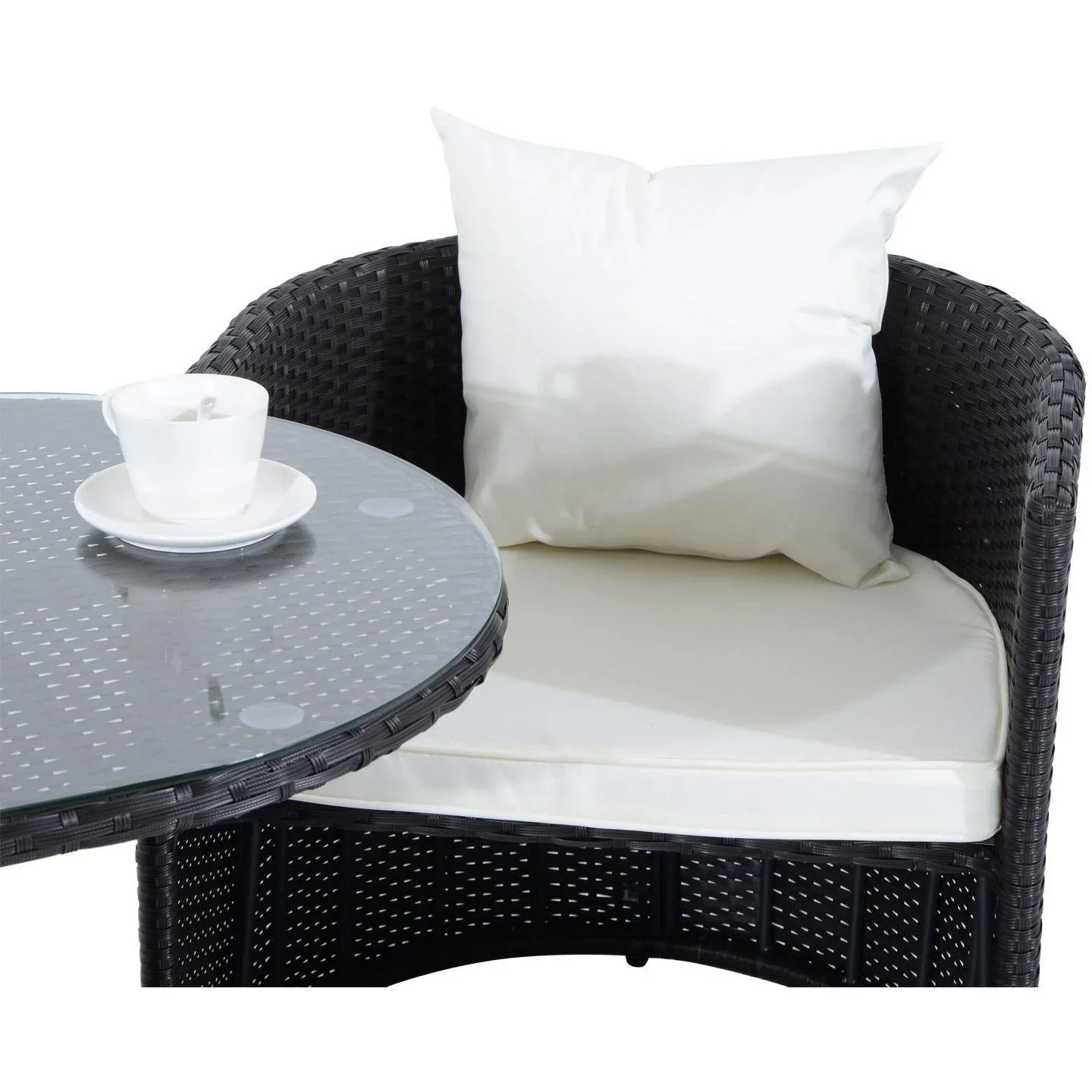 Polyrattan Gartenmöbel als 7-teiliges Set - 0