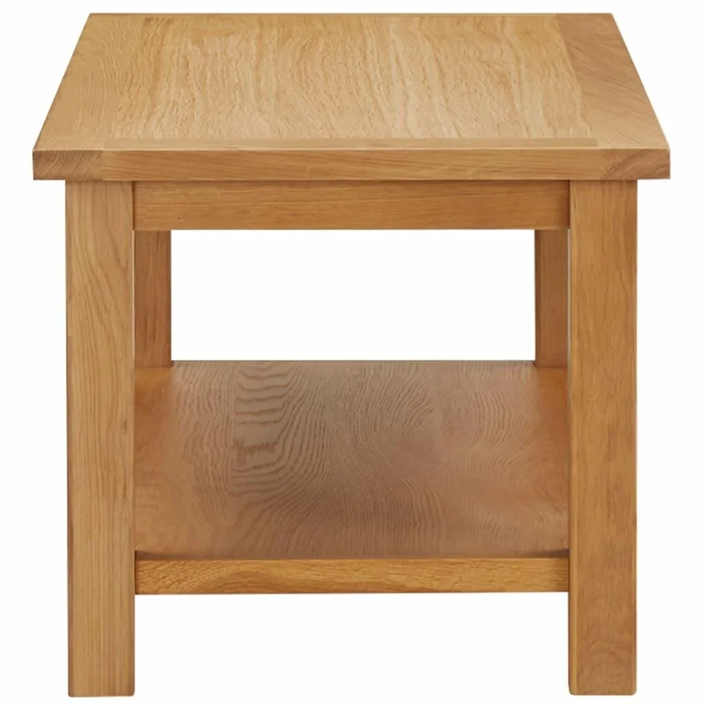 Couchtisch 90x45x40 cm Eiche massiv - 1