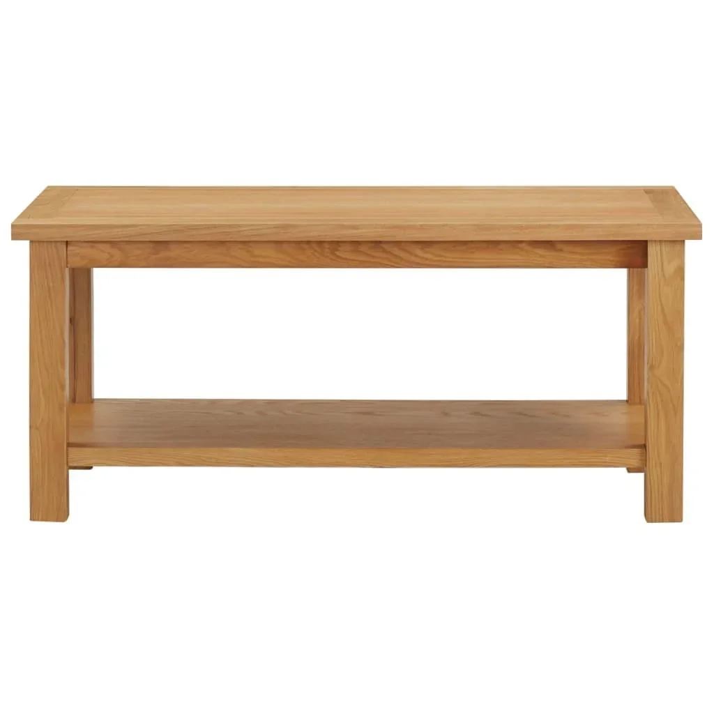 Couchtisch 90x45x40 cm Eiche massiv - 2