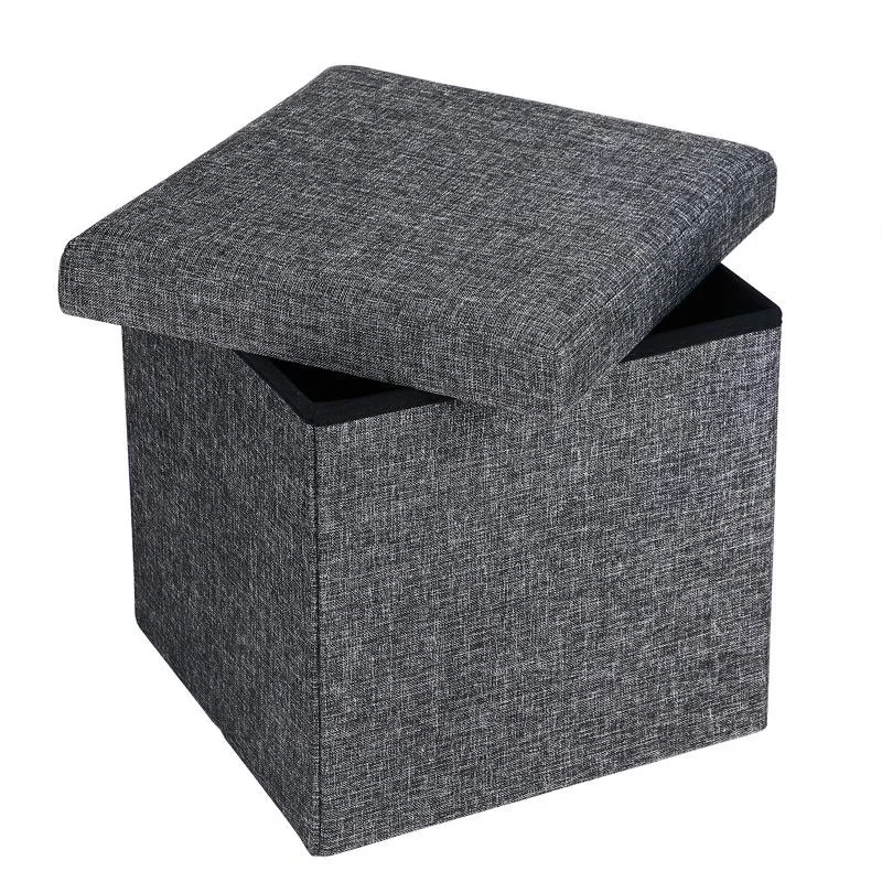 Klappbarer Hocker mit Ablage - 0