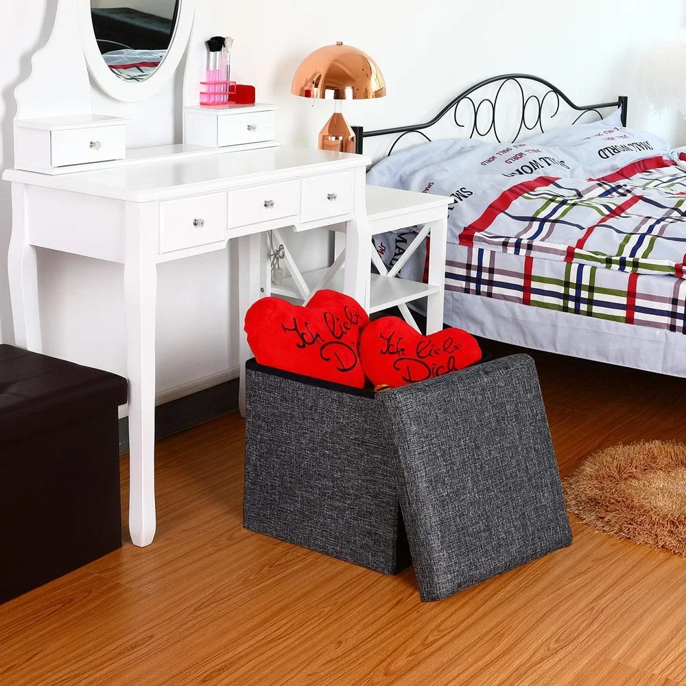 Klappbarer Hocker mit Ablage - 1