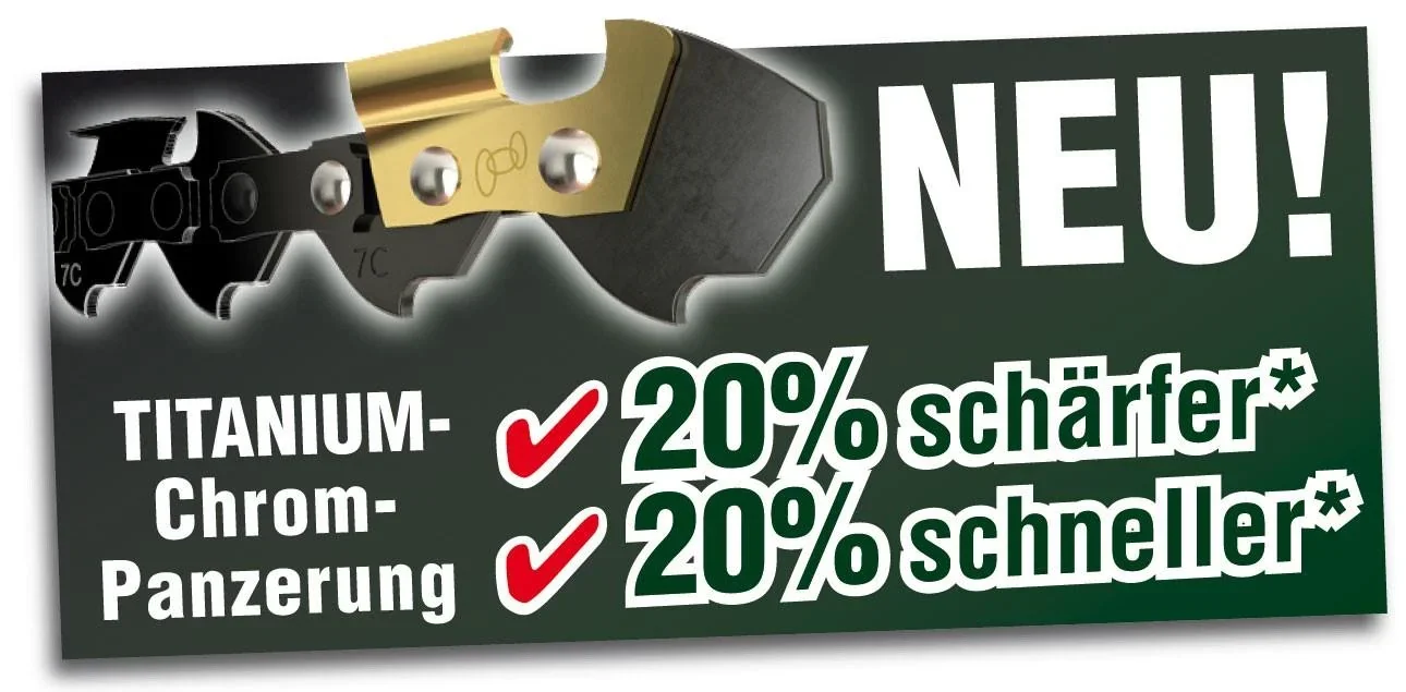 Sägekette "Titan" für 50 cm Schwert, 72 Gl. (1,5 mm), Teil. 0,325" - 1