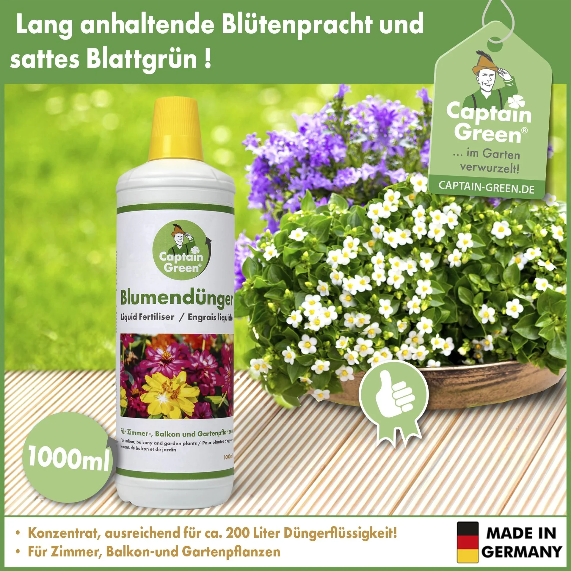 Blumendünger flüssig - 1 L - 1