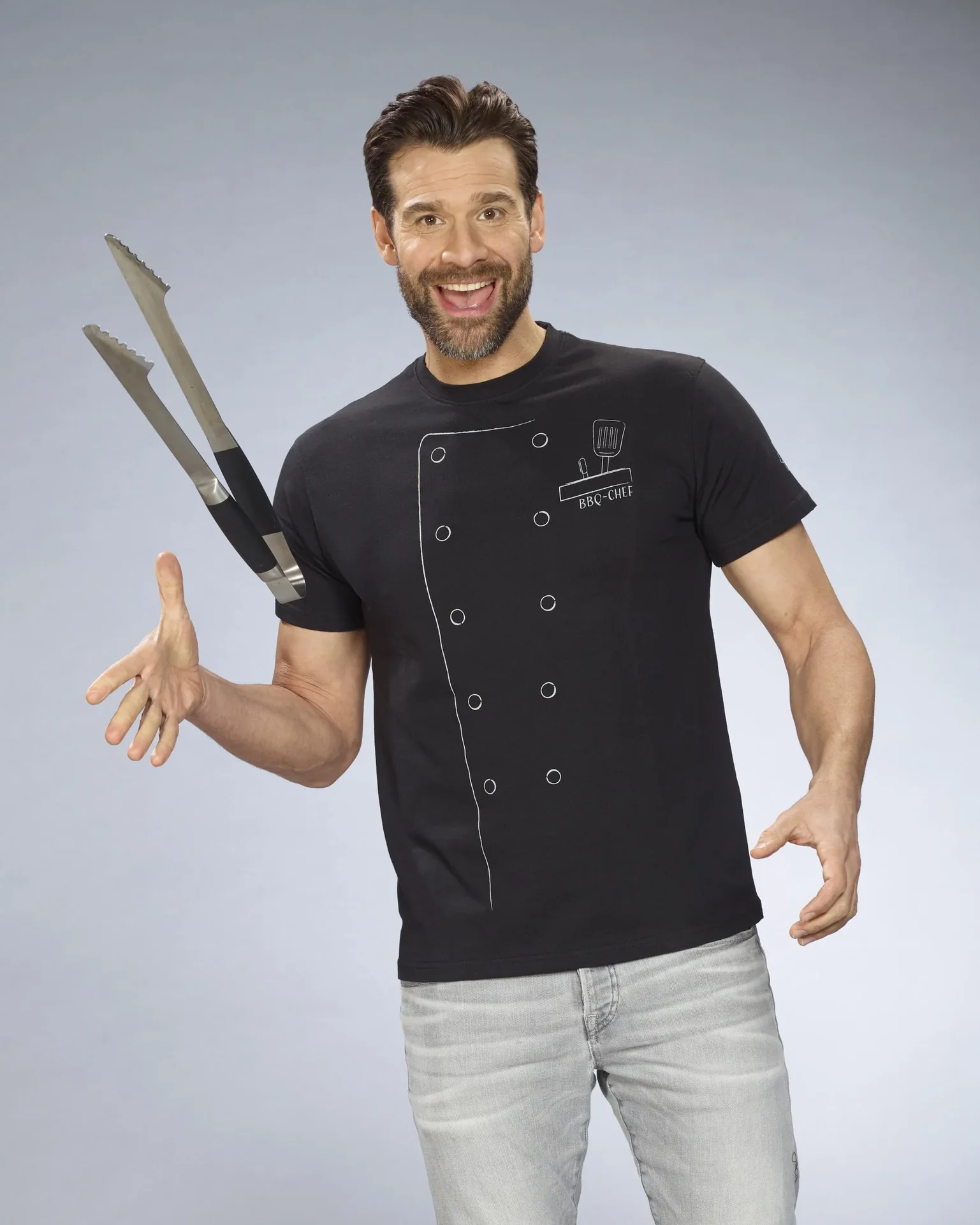 T-Shirt Grillmeister, Farbe schwarz, Gr.M - 4