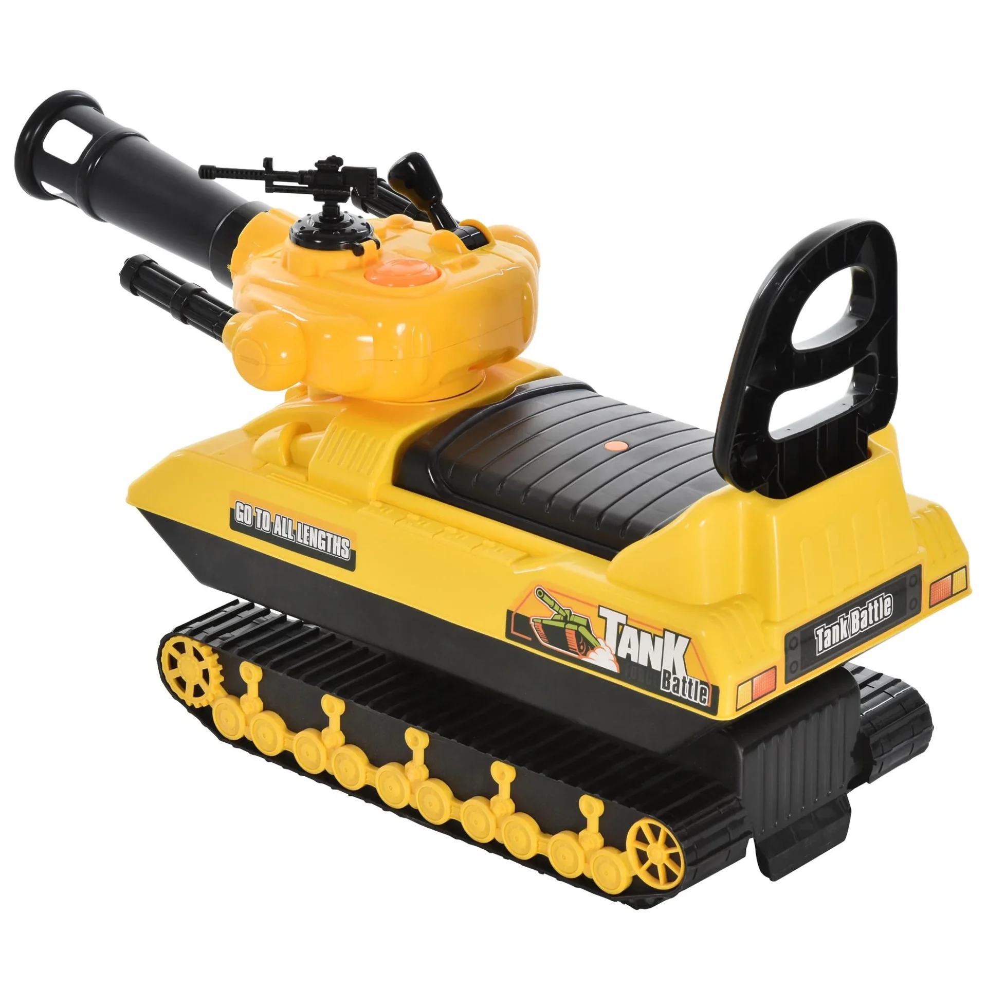 Kinder Rutscherauto als Panzer - 2