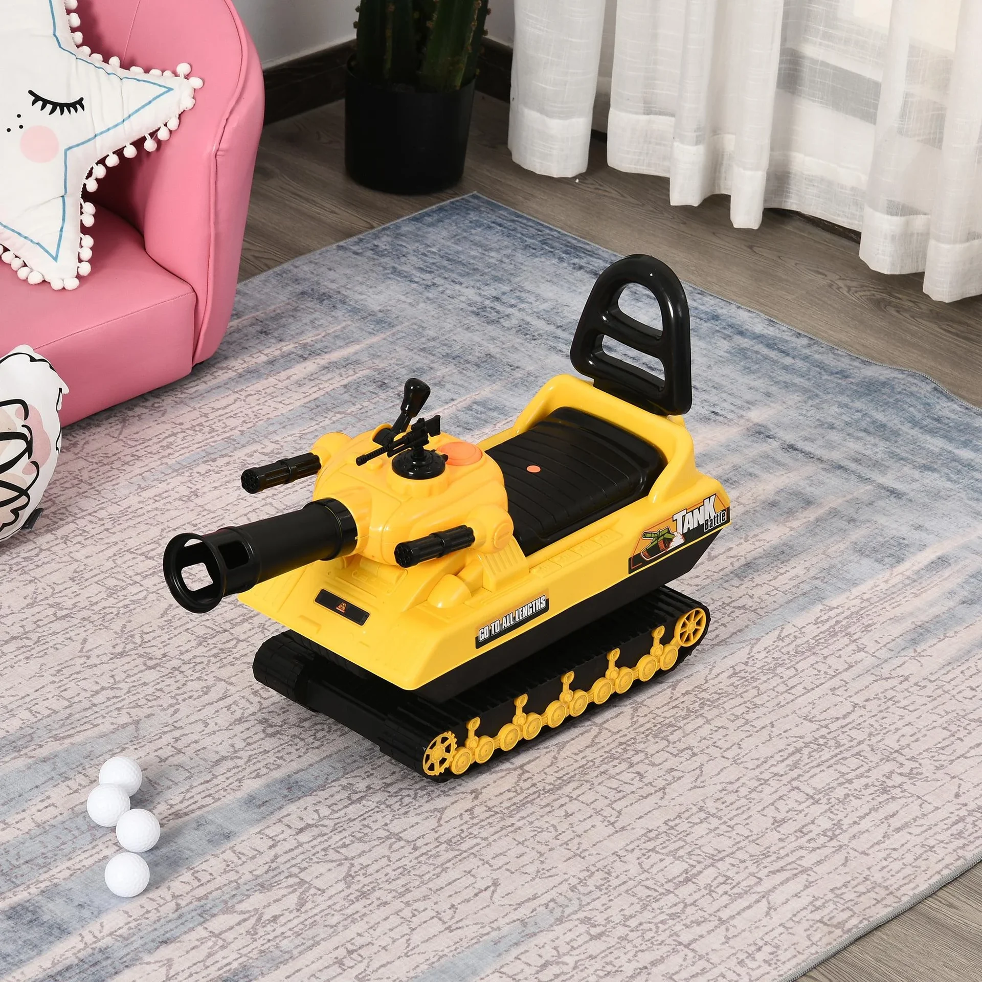Kinder Rutscherauto als Panzer - 5