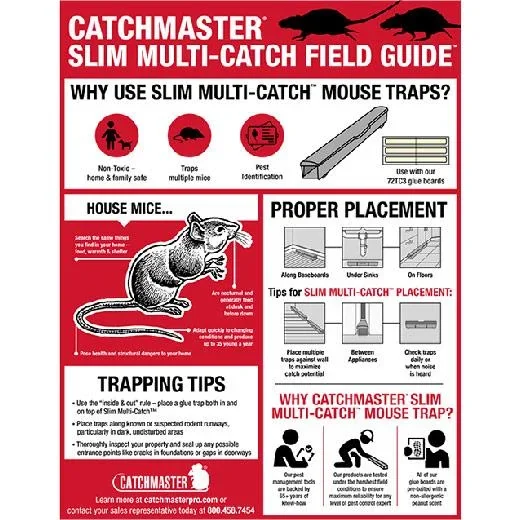 Catchmaster Multi-Catch Mausefalle - 2,5 x 2,25 x 16 - 0