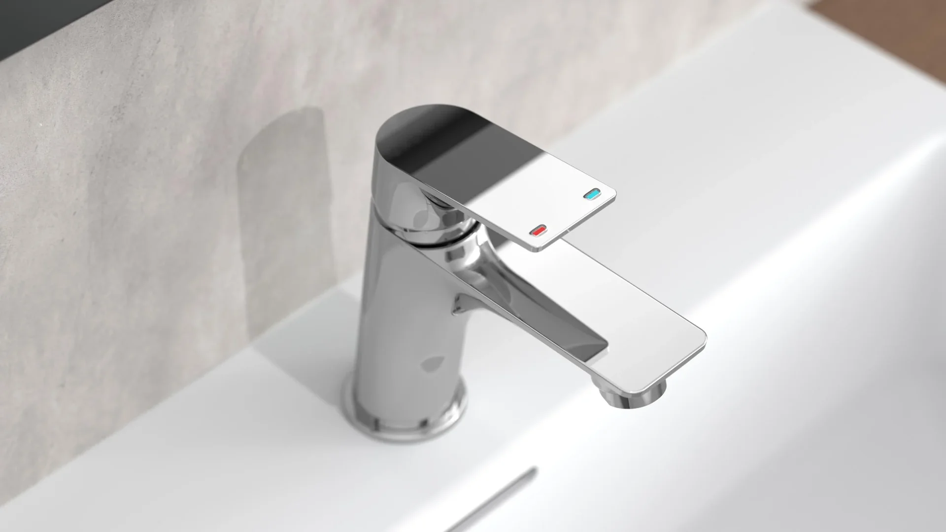 Waschtischarmatur "BOSTON", Chrom - 5