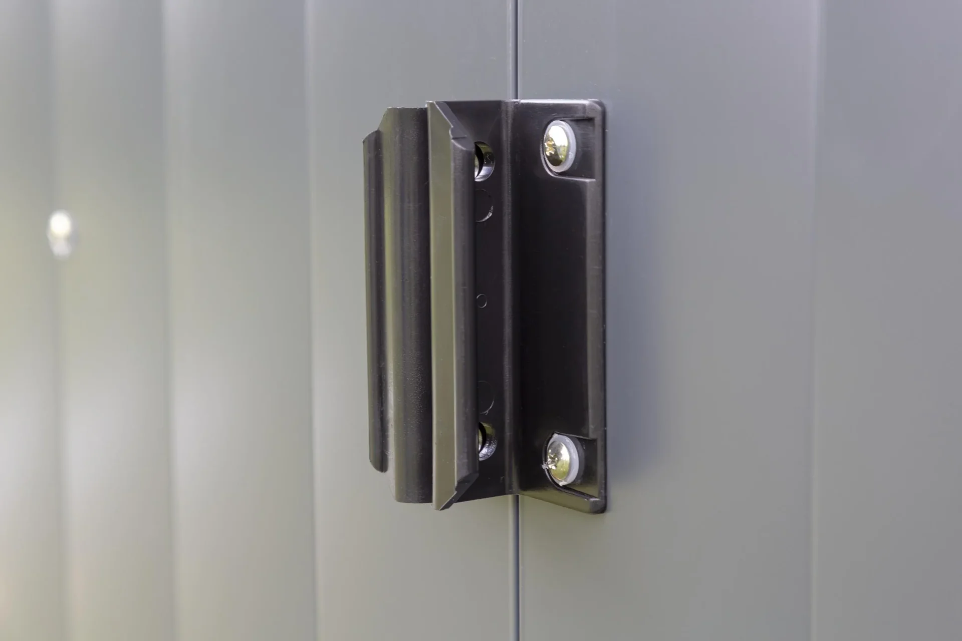 Metallgerätehaus, grau, 194x188x207 cm - 0