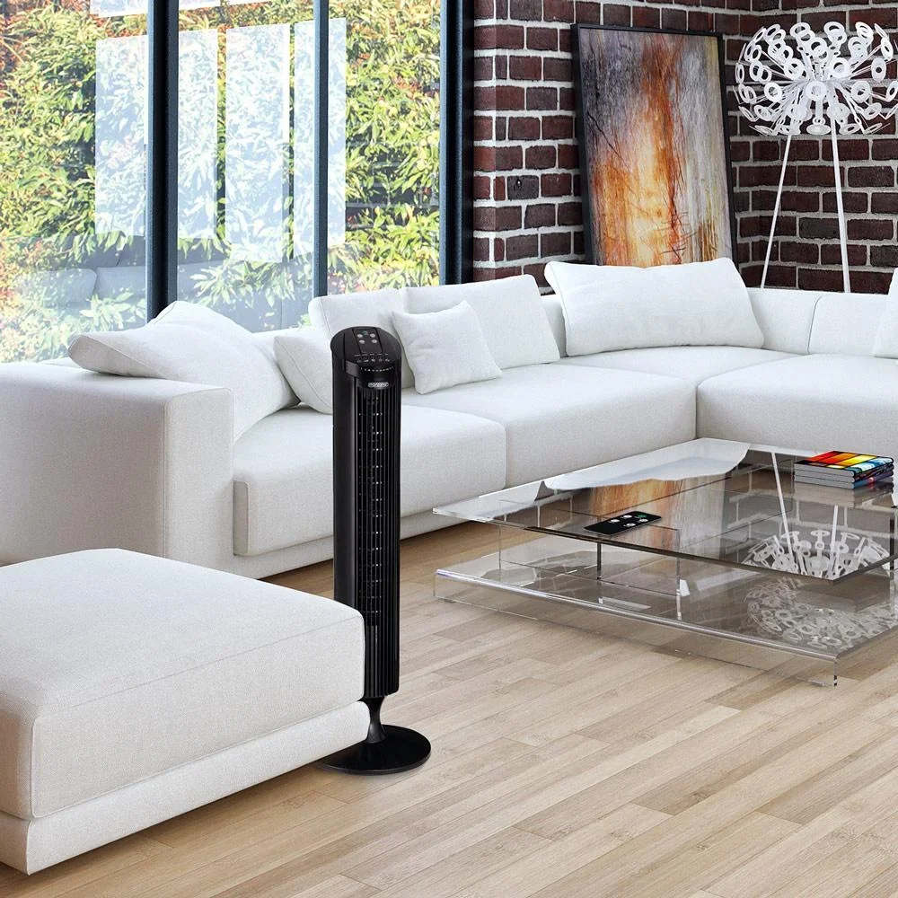 Turmventilator mit Fernbedienung, Turbofuncite & Aromabox schwarz - 3
