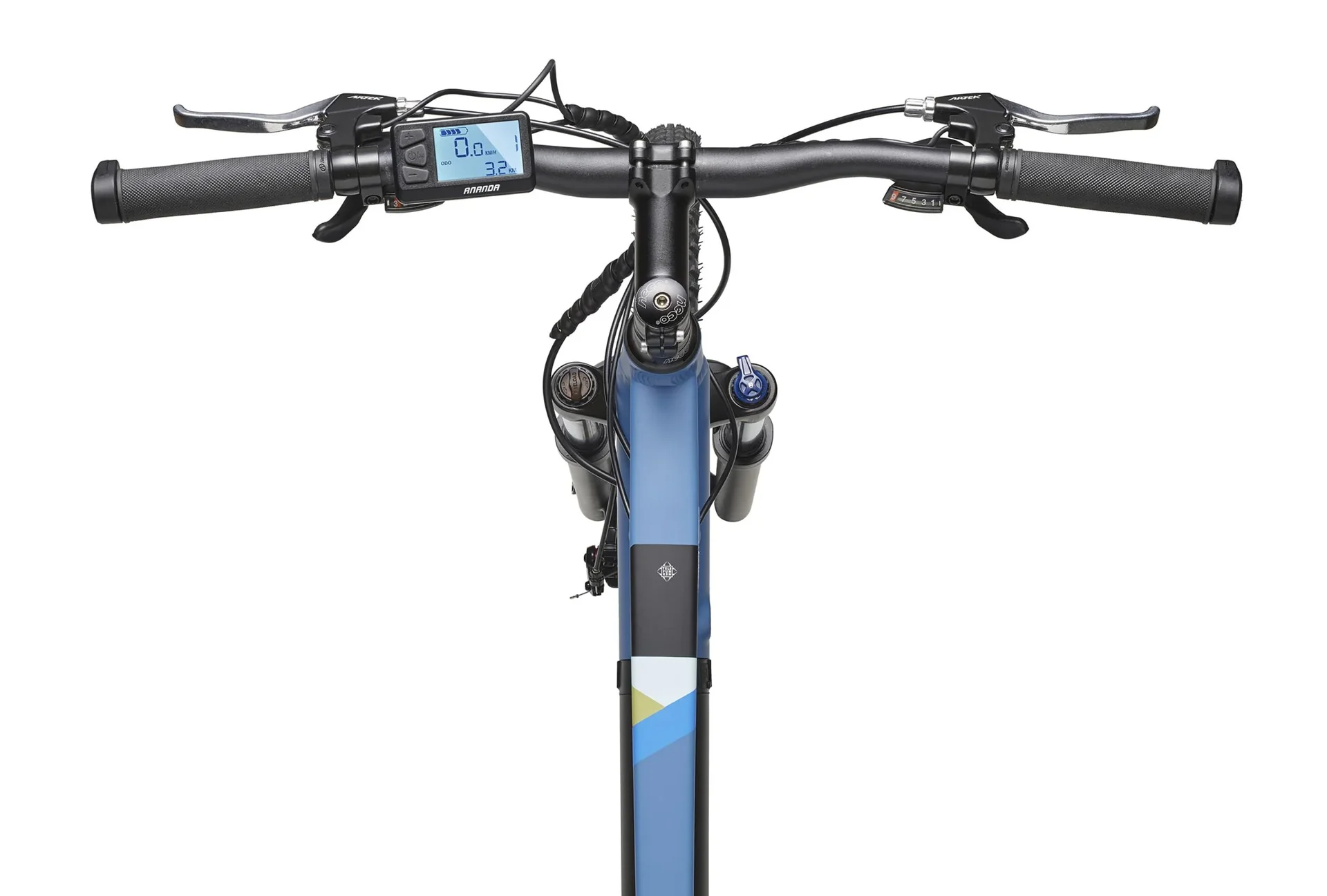 Unisex Alu MTB E-Bike, 27,5 Zoll, 24-Gang Kettenschaltung, blau, Aufsteiger M935 Fully - 5