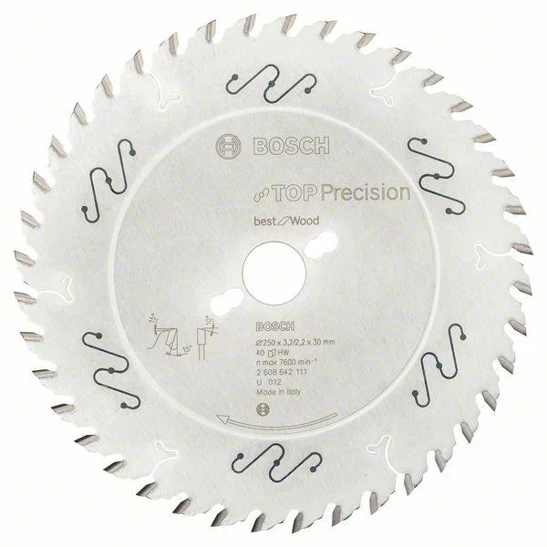 Kreissägeblatt "Top Precision Best for Wood", 250 x 30 x 3,2 mm - 0