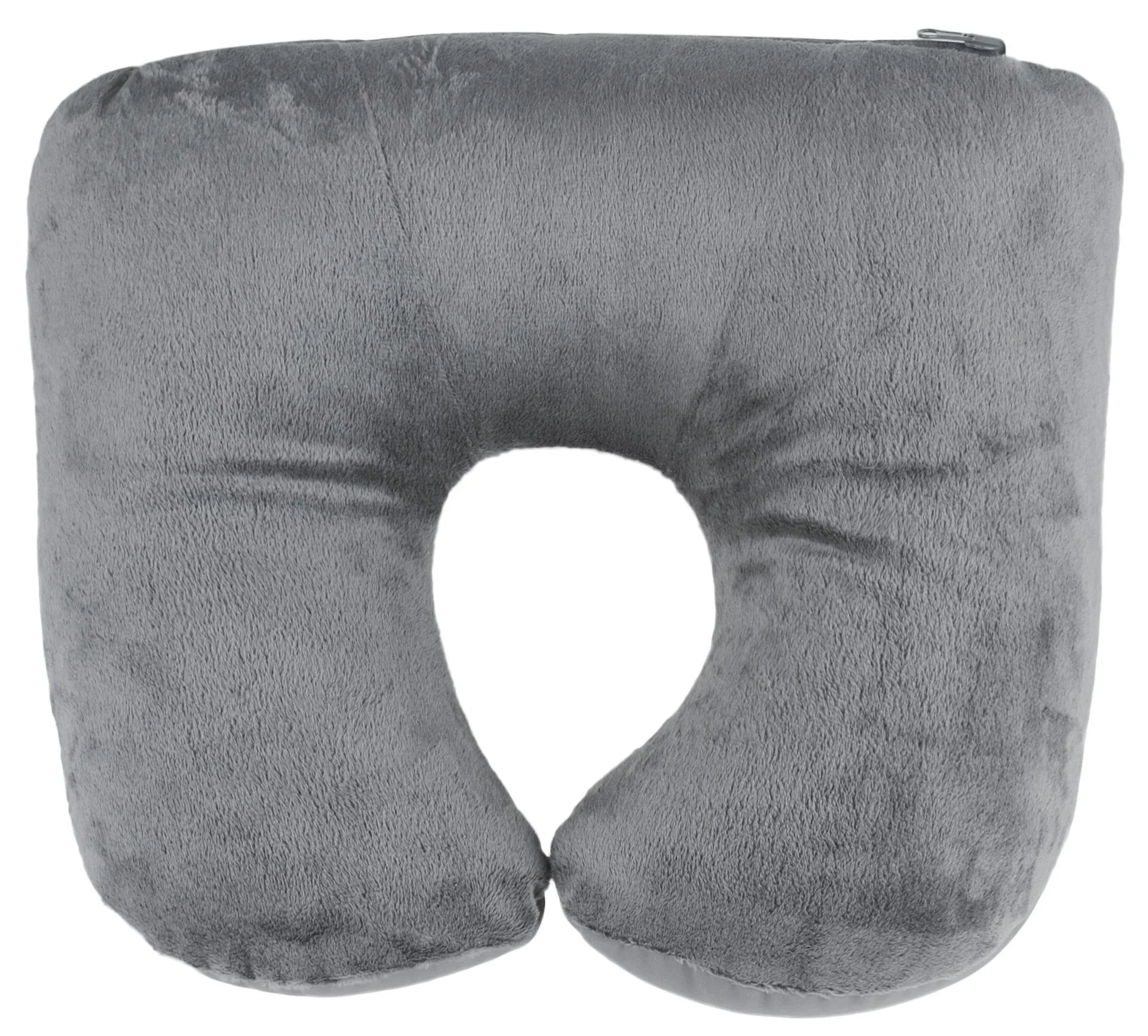 2 in 1 Nackenrolleund Kissen für Erwachsene, Anthrazit - 0