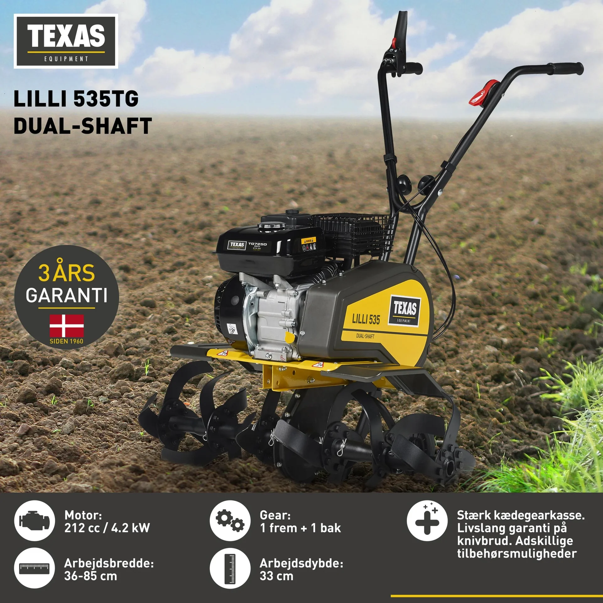 Motorhacke "Lilli 535TG Dual Shaft Set" - 0