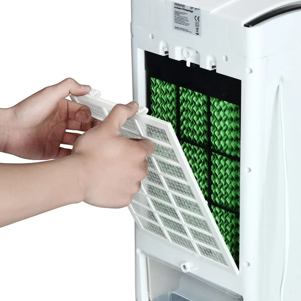 Mobiles Klimagerät weiß/schwarz 4L - 0