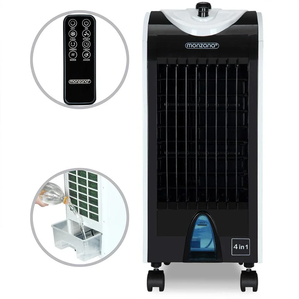 Mobiles Klimagerät weiß/schwarz 4L - 3