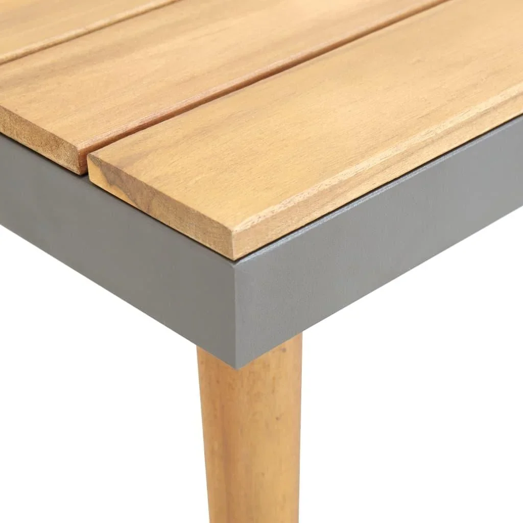 Gartentisch 60x60x31,5 cm Akazienholz massiv - 2