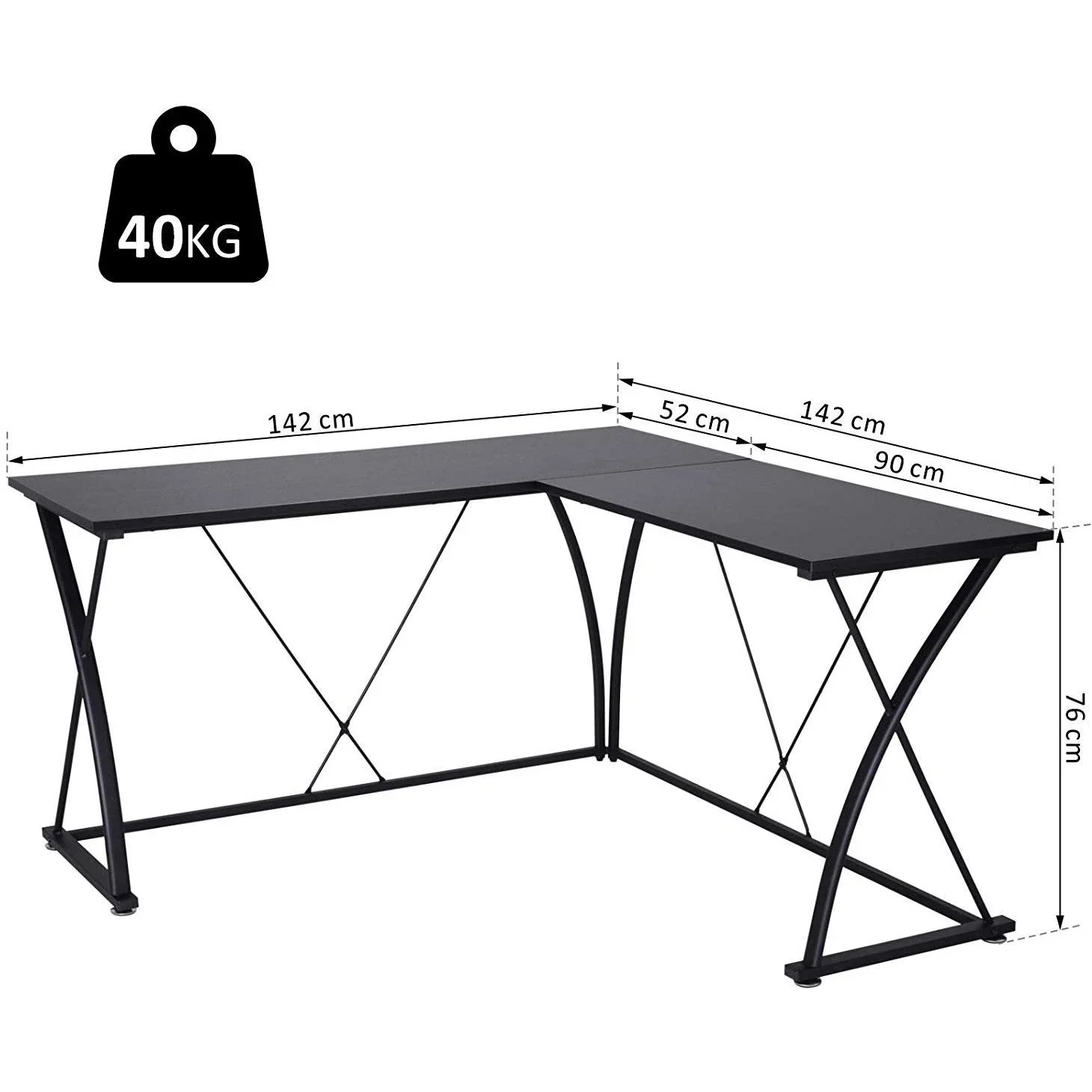 Winkelschreibtisch - 0