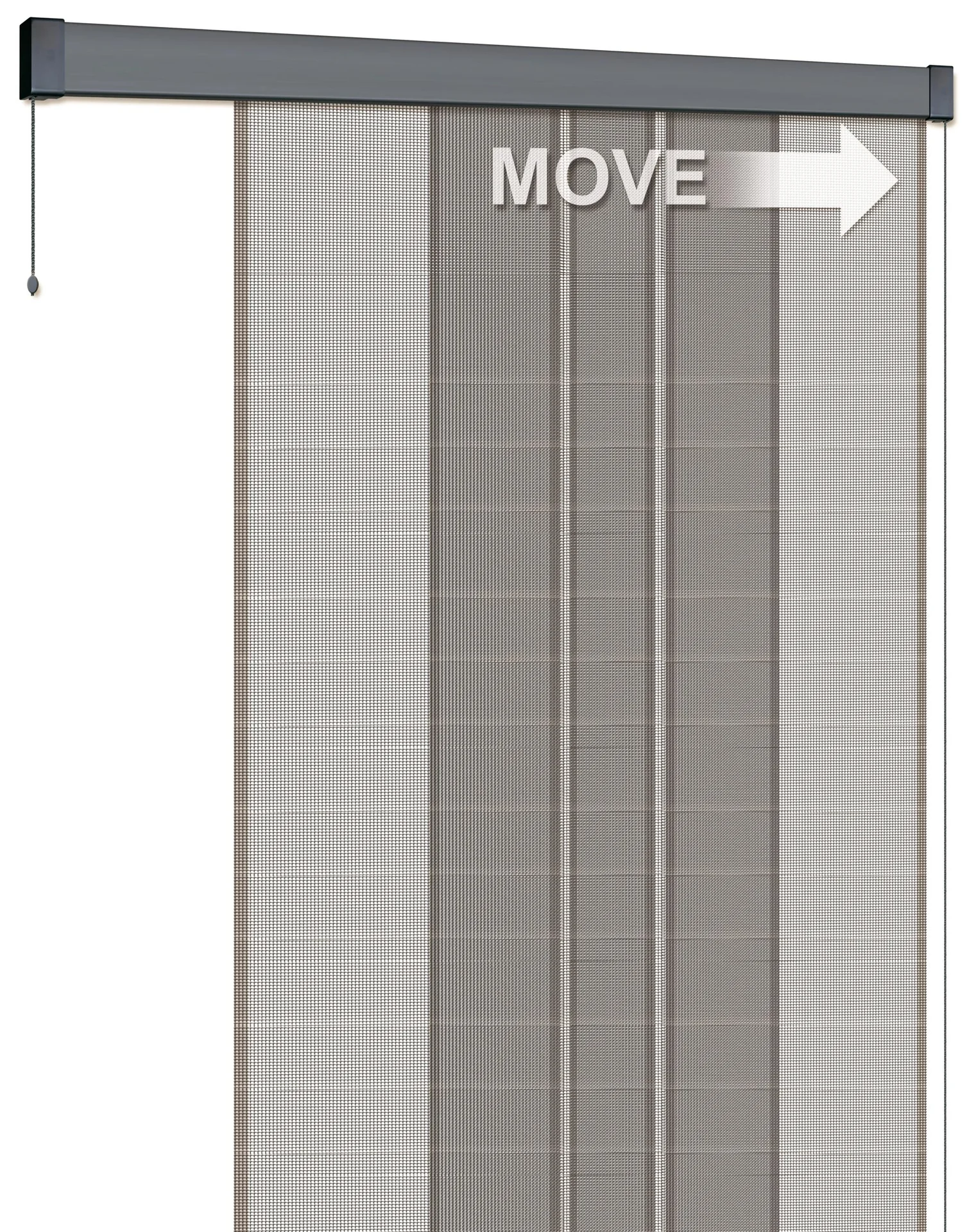 Insektenschutz-Vorhang PREMIUM, 115 x 250 cm, Farbe anthrazit - 3