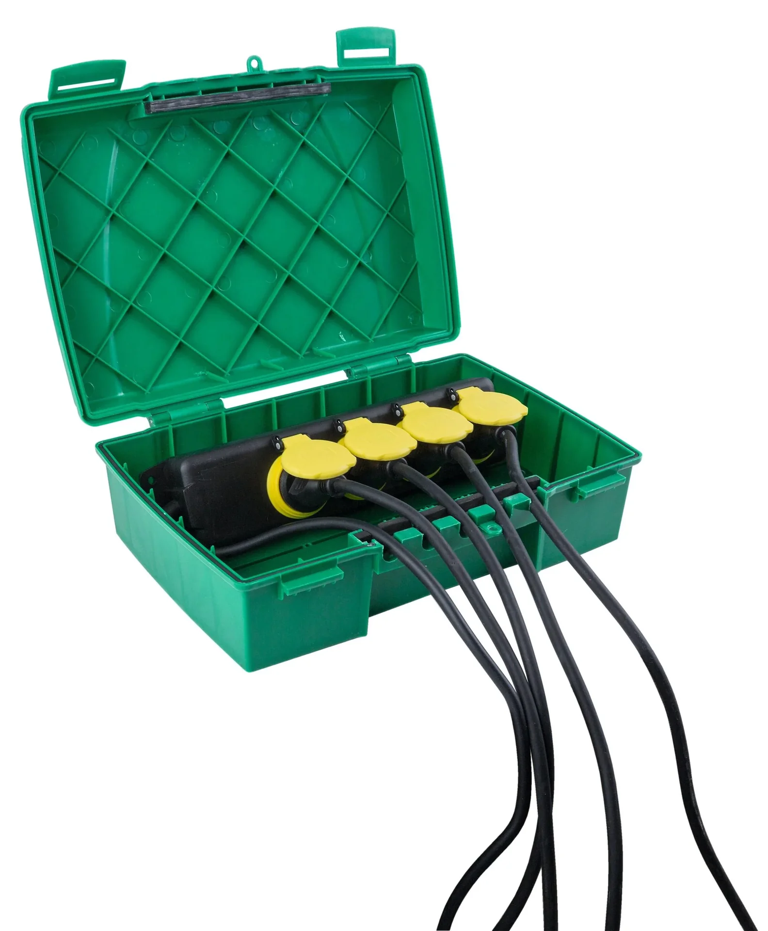 Wetterfeste Verteilerbox IP 55, grün - 5